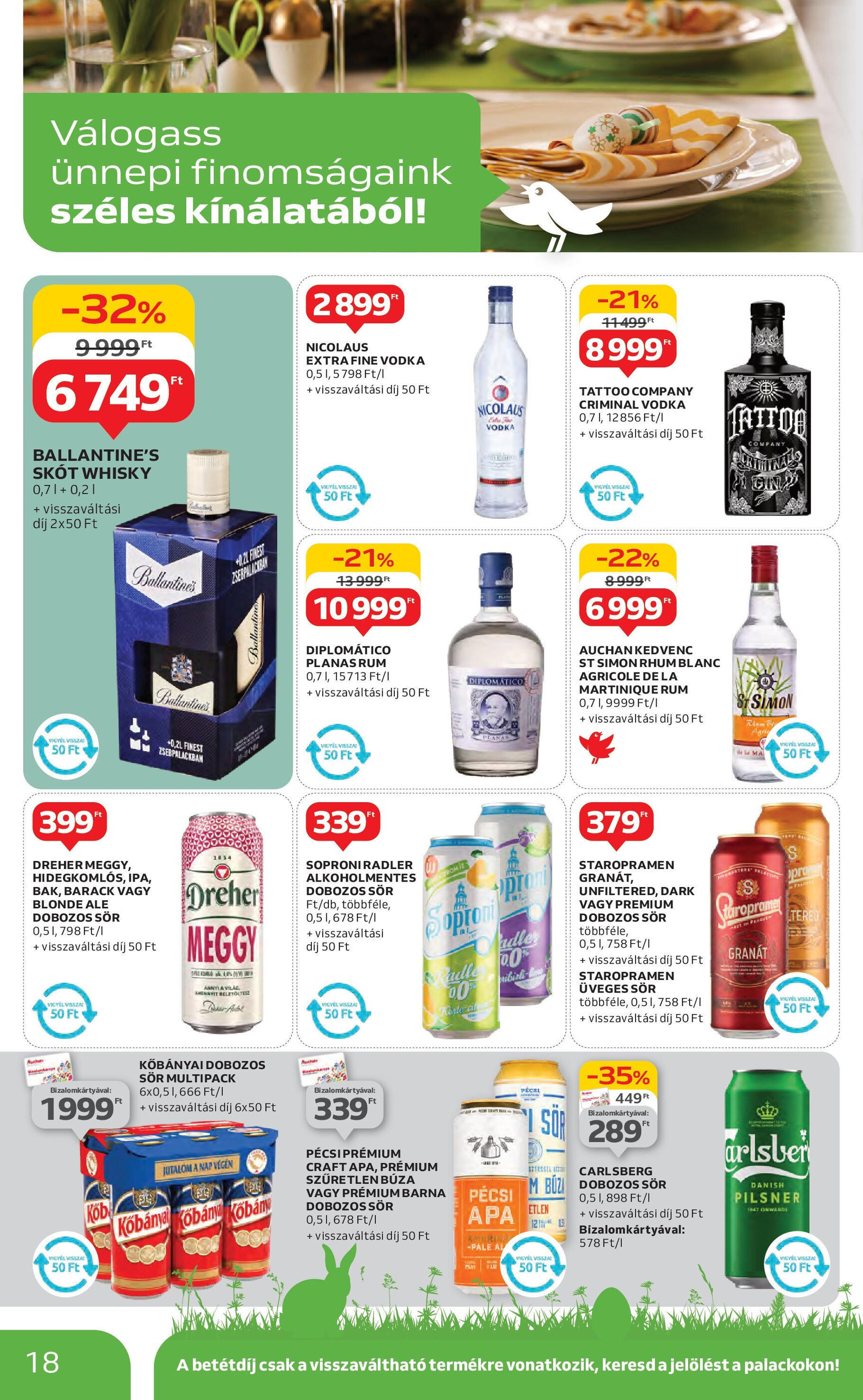 Auchan akciós újság hét 16 - 17-04-2025