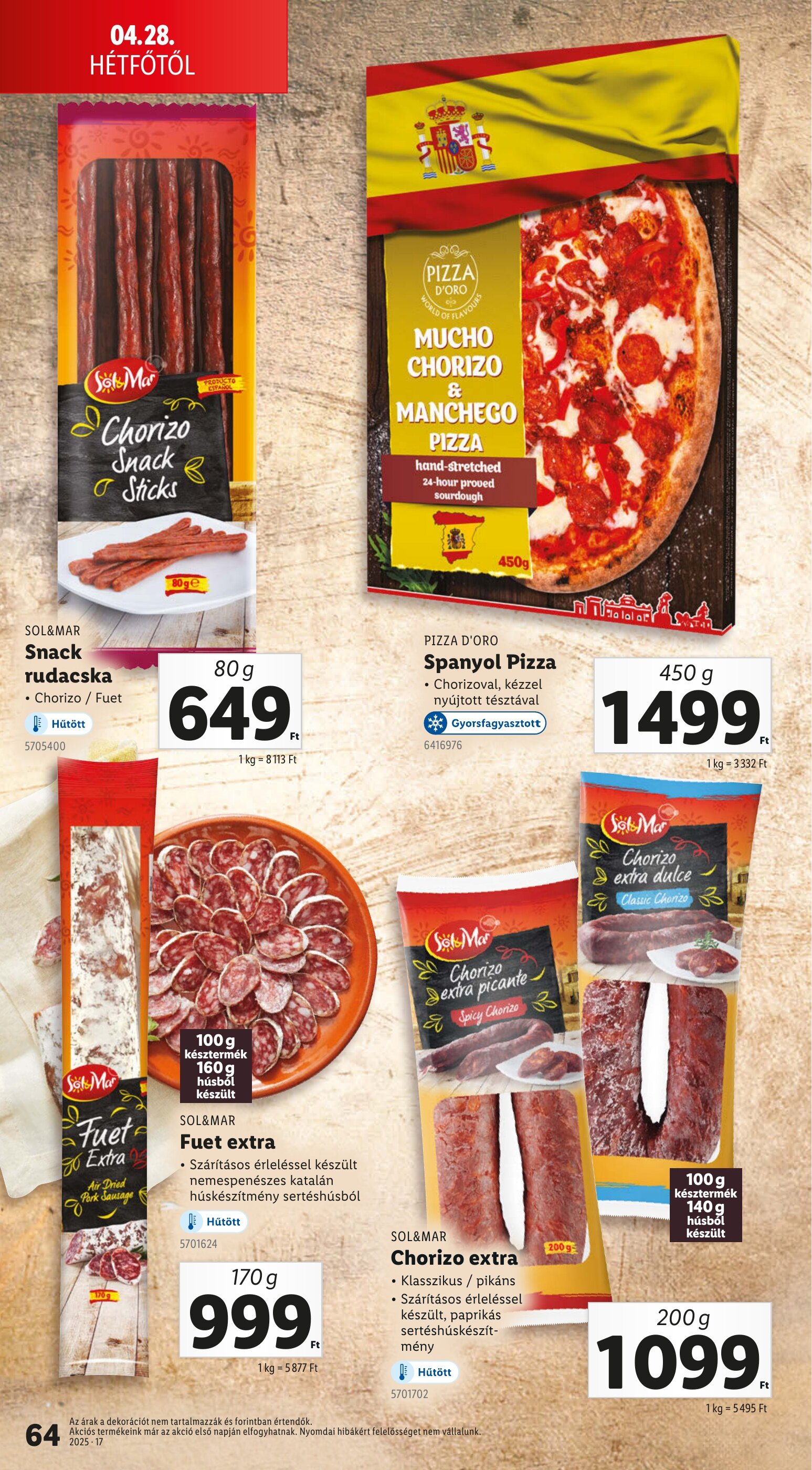Lidl akciós újság hét 17 - 24-04-2025 ( érvényes 24-04-2025-tól 29-04-2025-ig)