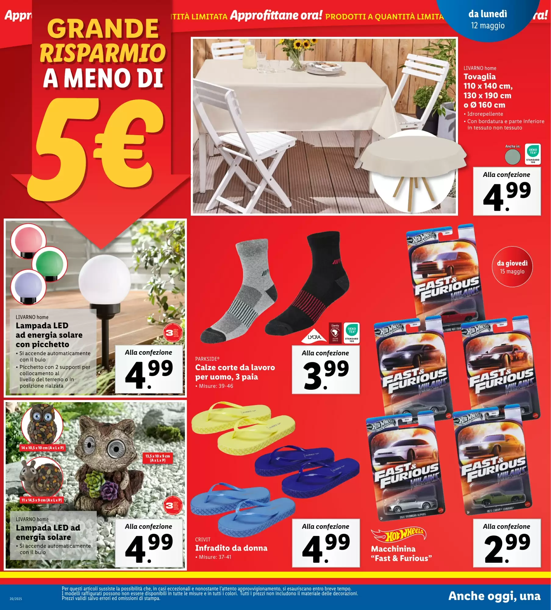 Volantino Lidl settimana 20 - 12-05-2025 ( dal 12-05-2025 fino al 18-05-2025)
