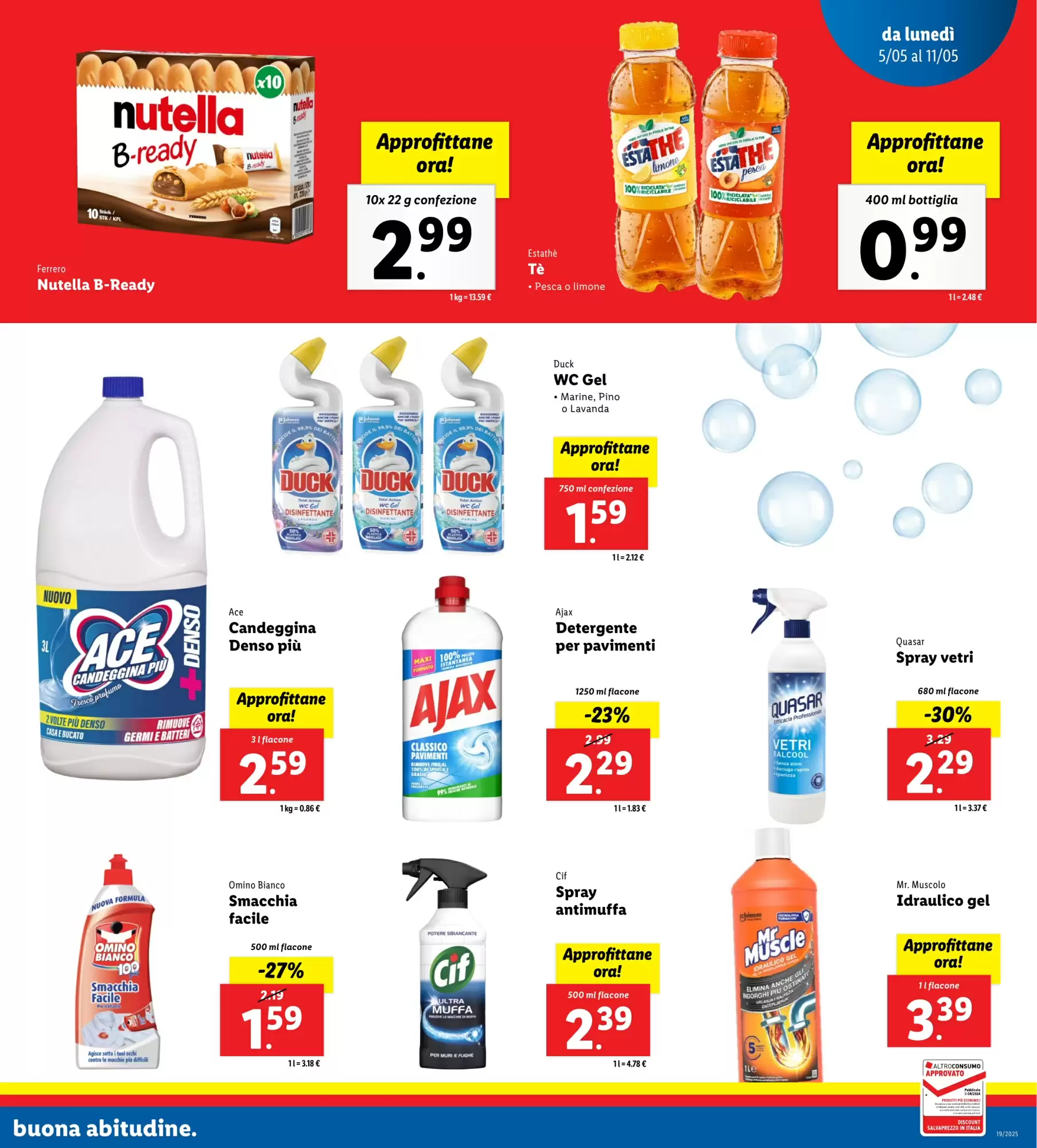 Volantino Lidl settimana 19 - 05-05-2025 (è valido dal 05-05-2025 fino al 11-05-2025)