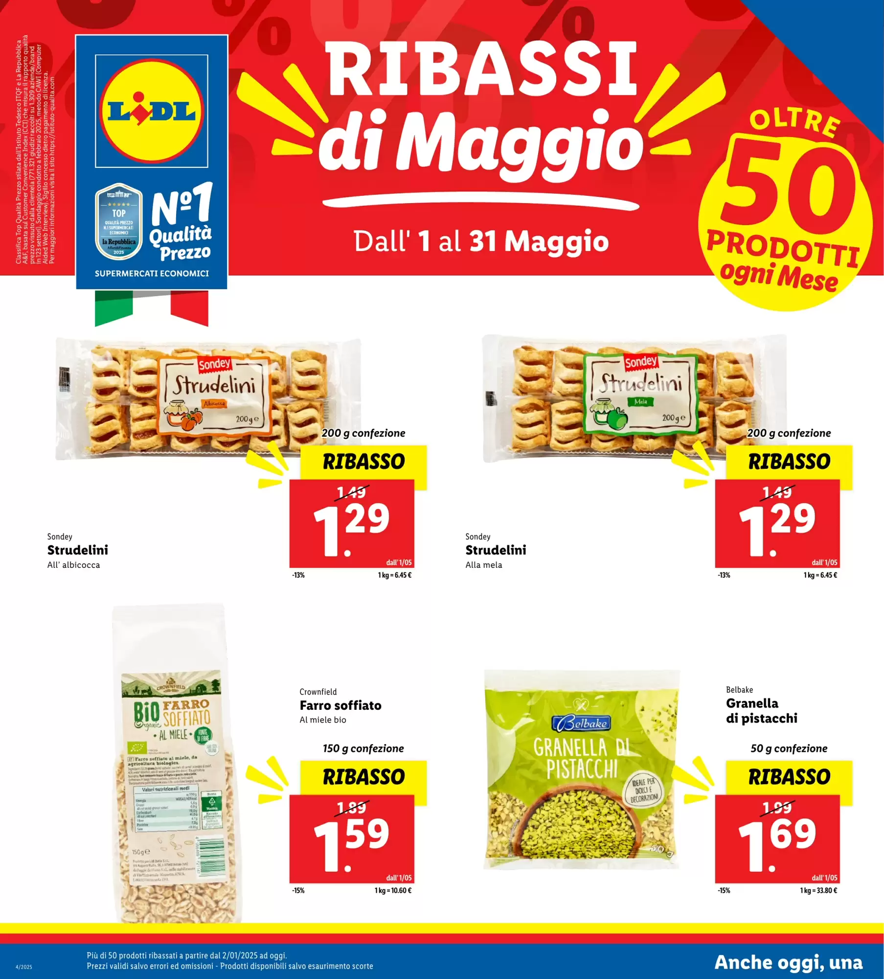Volantino Lidl | Ribassi del mese - 01-05-2025 (è valido dal 01-05-2025 fino al 31-05-2025)