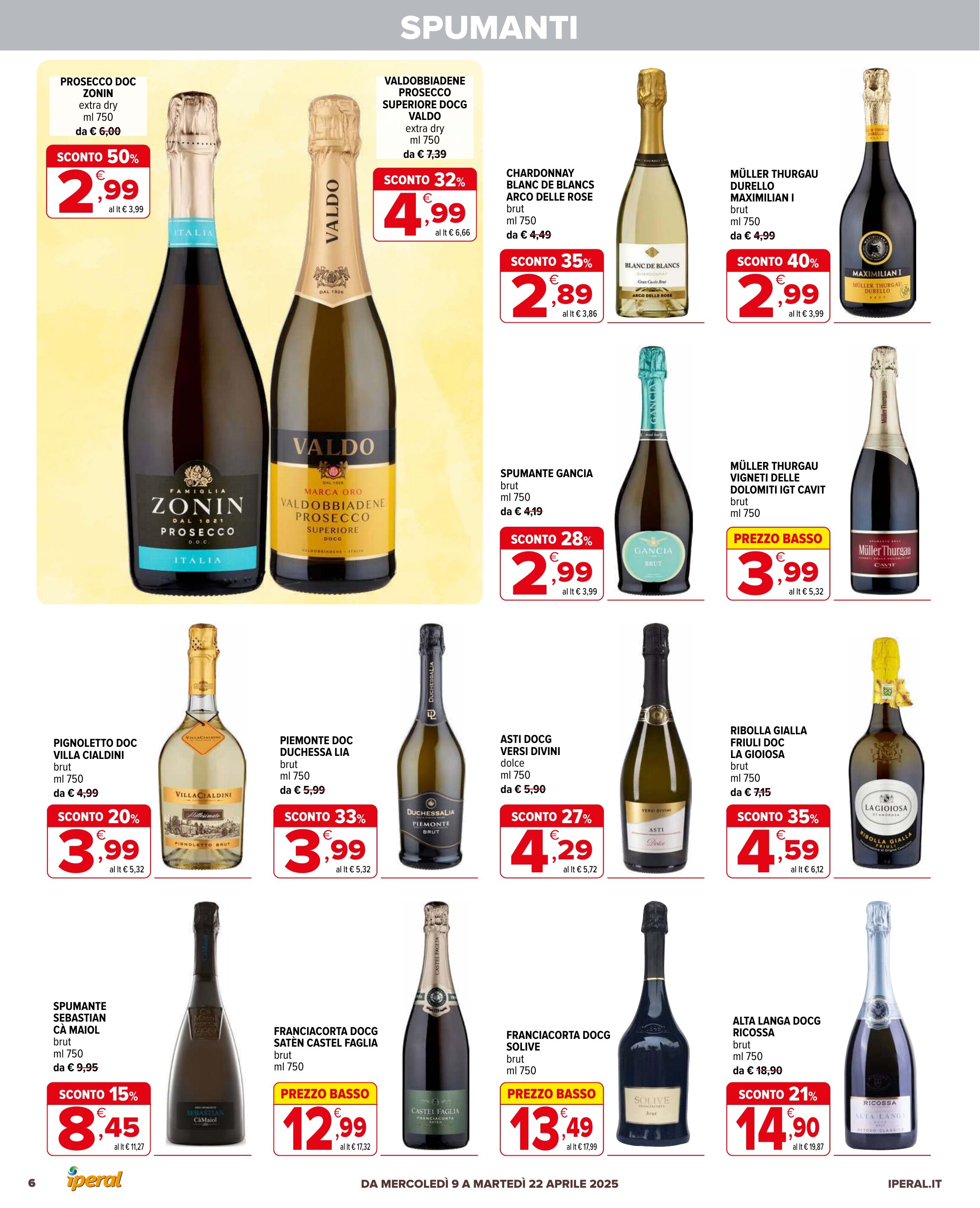 Volantino Iperal - 09-04-2025