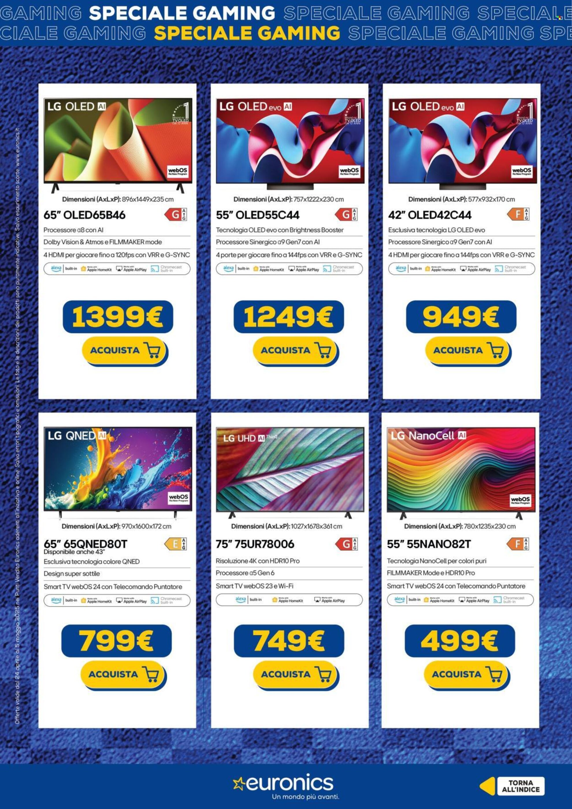 Volantino Euronics - 24-04-2025 (è valido dal 24-04-2025 fino al 04-05-2025)
