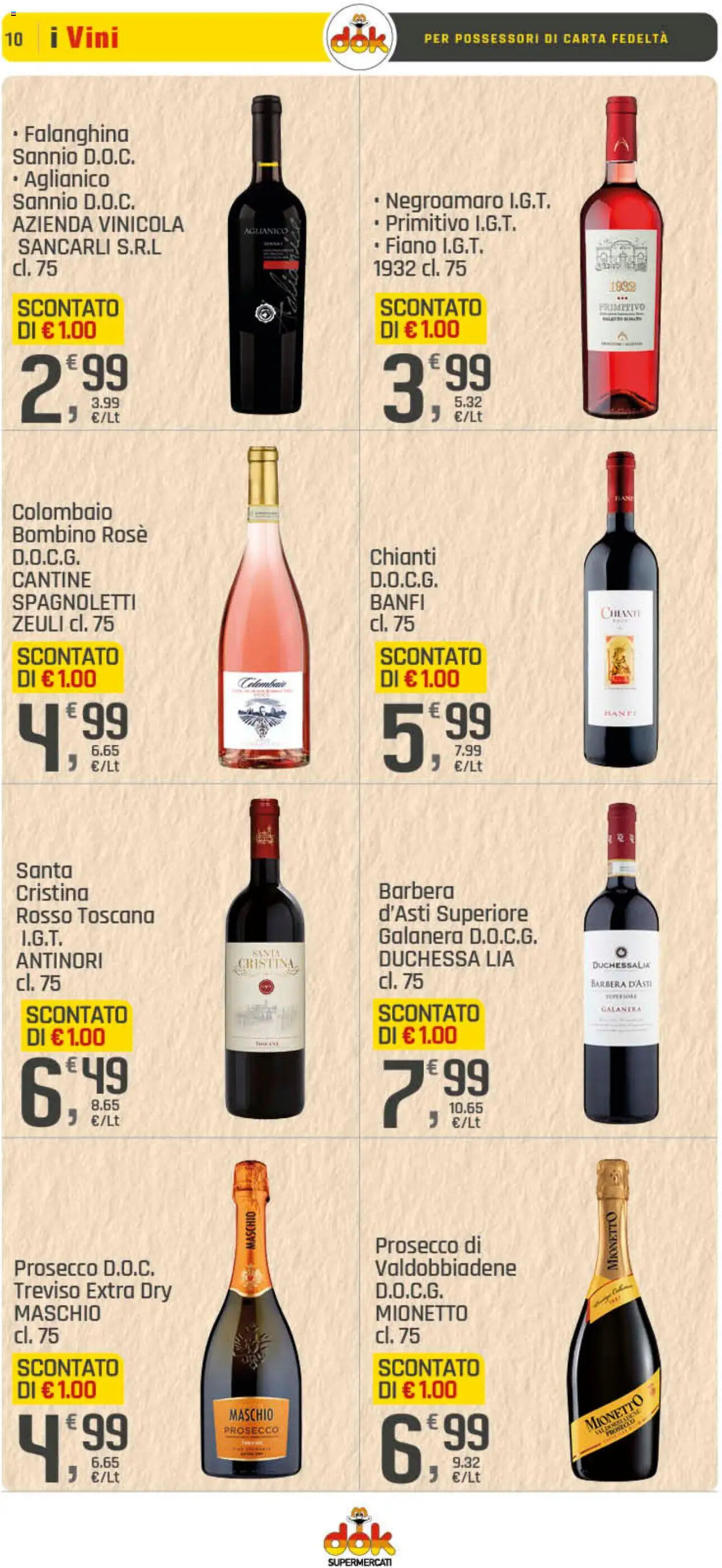 Volantino Supermercati Dok settimana 17 - 24-04-2025 (è valido dal 24-04-2025 fino al 30-04-2025)