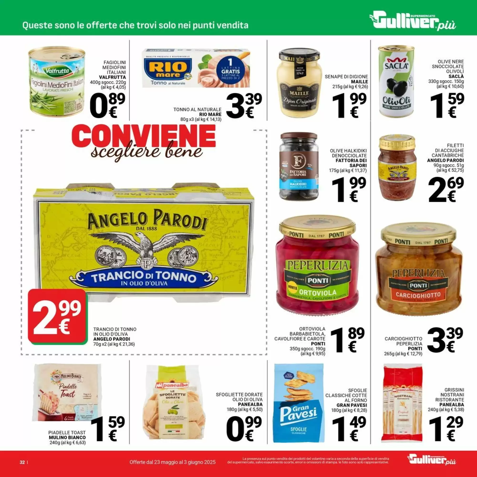 Volantino Supermercati Gulliver - 23-05-2025