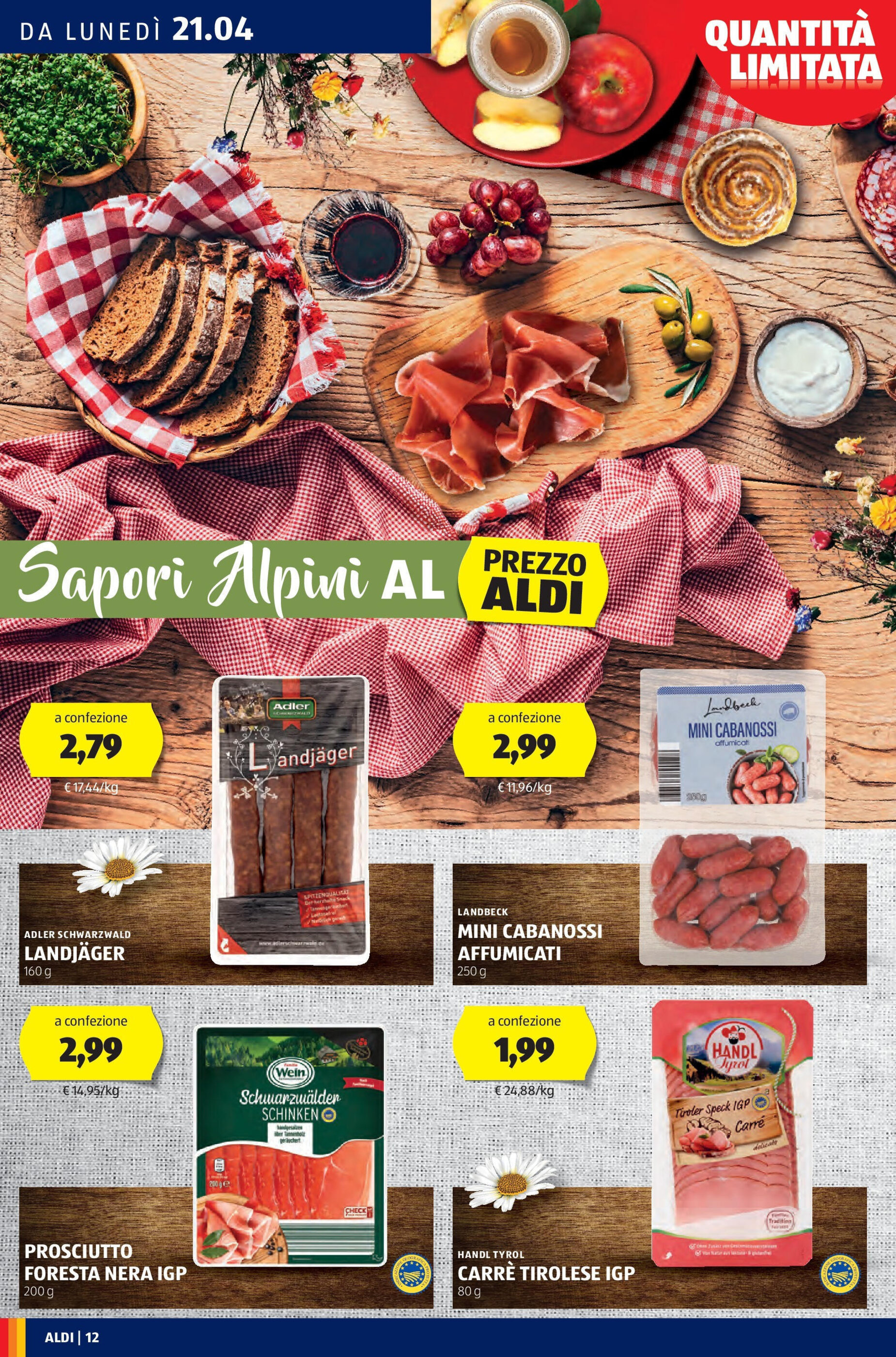 Volantino ALDI settimana 17 - 21-04-2025