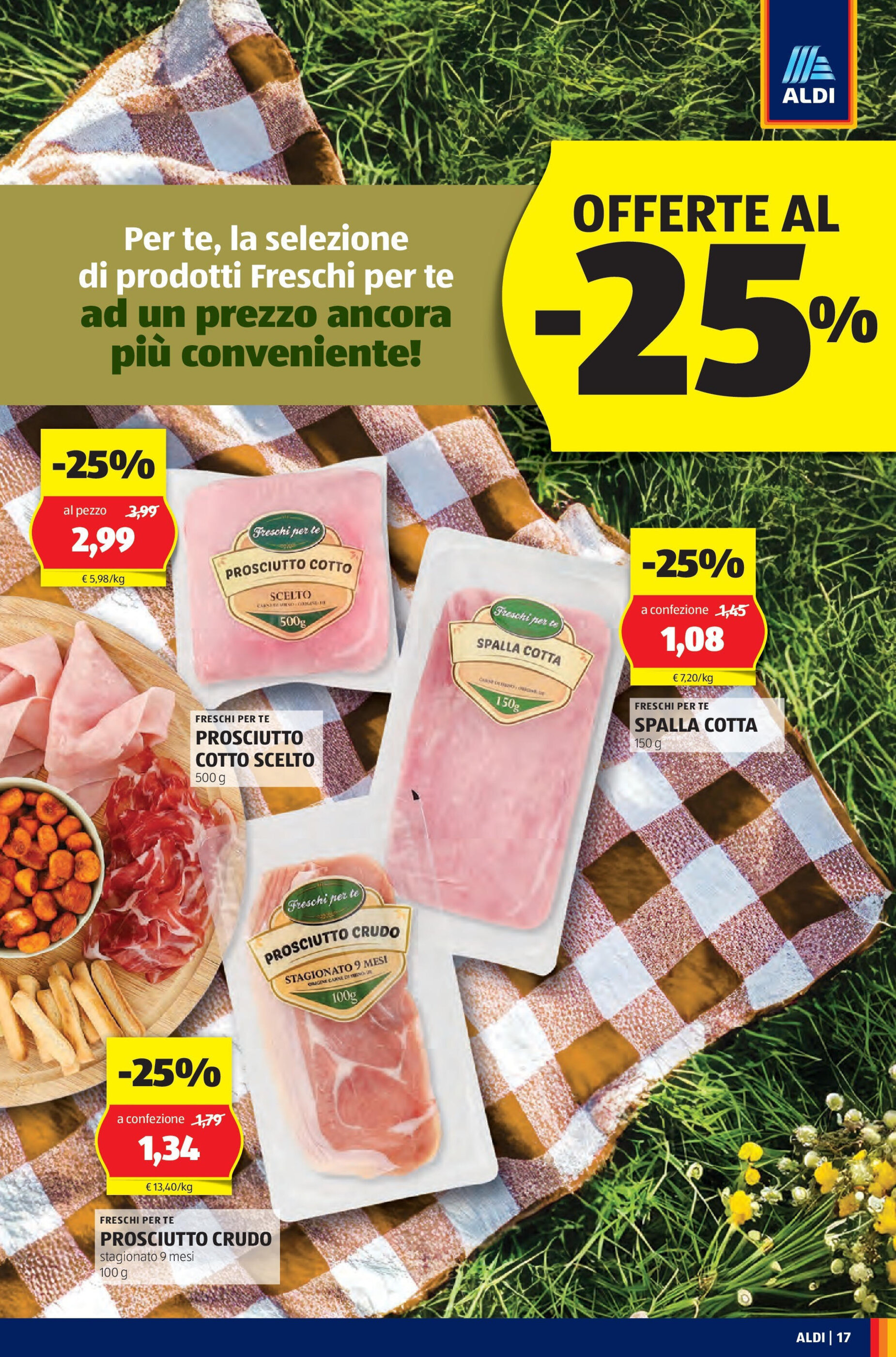 Volantino ALDI settimana 17 - 21-04-2025