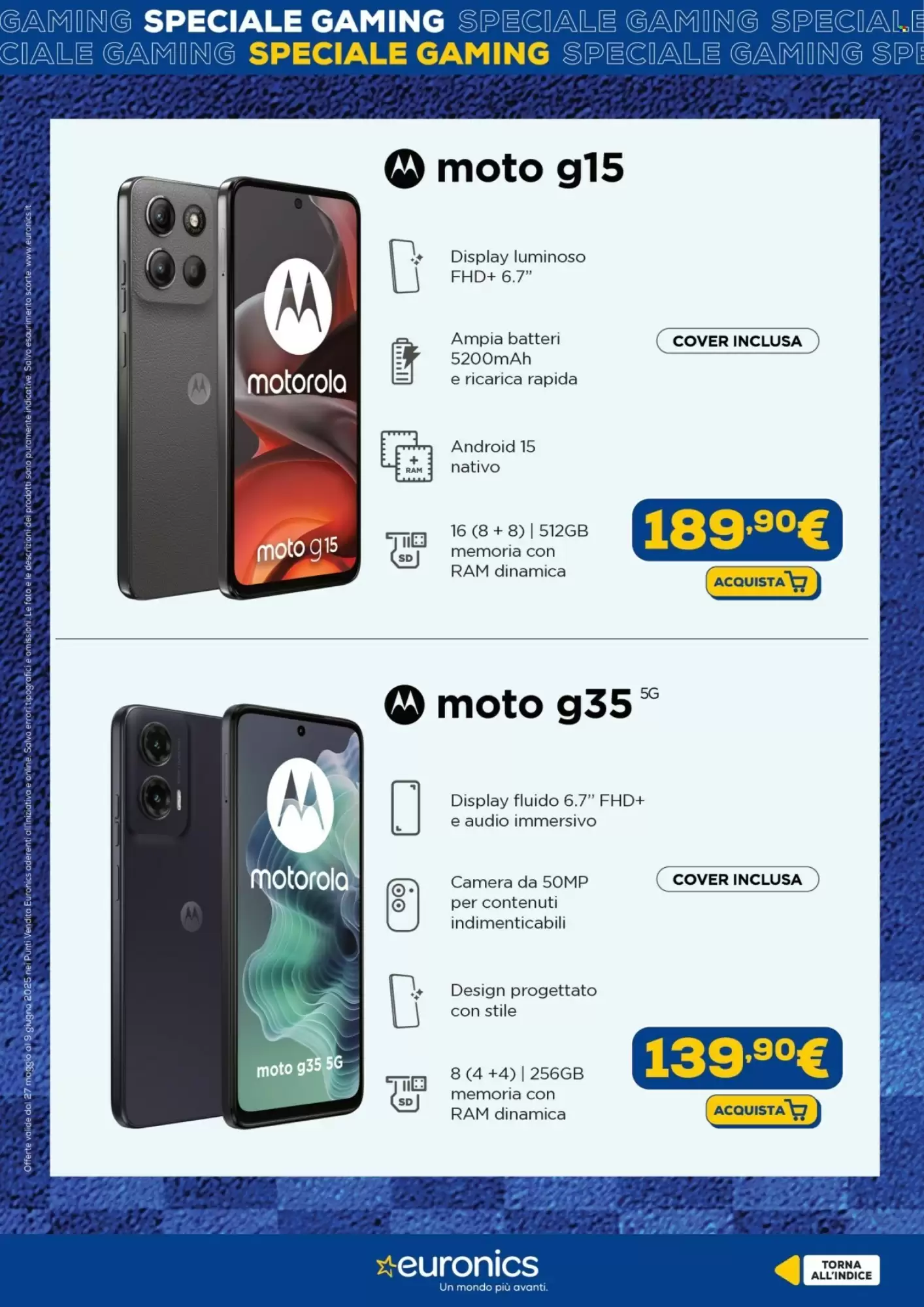 Volantino Euronics - 27-05-2025 ( dal 27-05-2025 fino al 09-06-2025)
