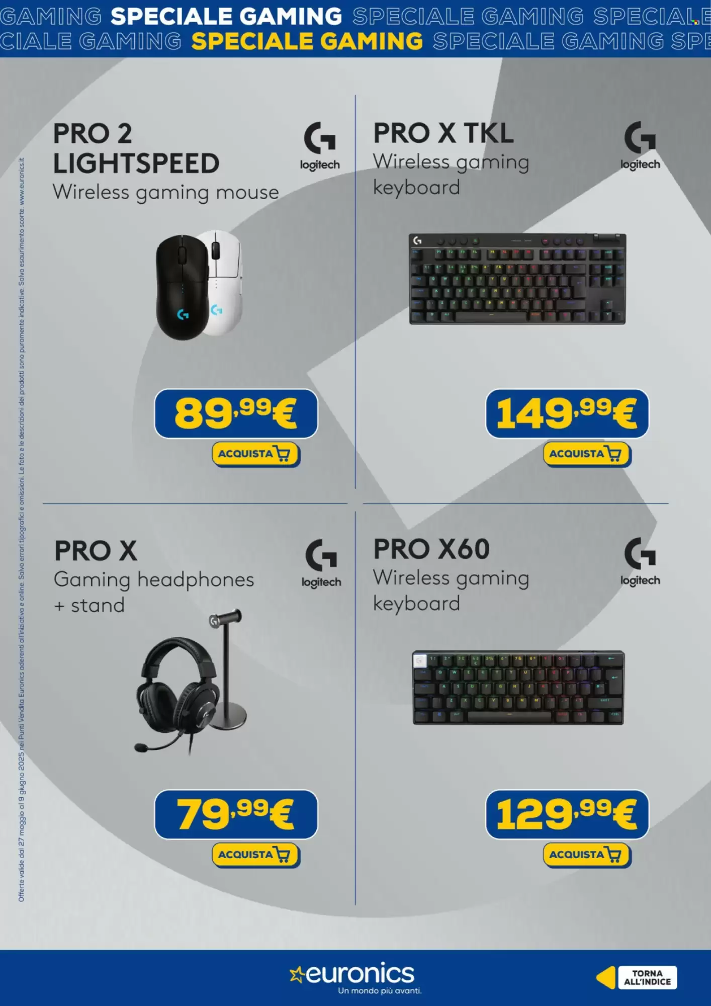 Volantino Euronics - 27-05-2025 ( dal 27-05-2025 fino al 09-06-2025)