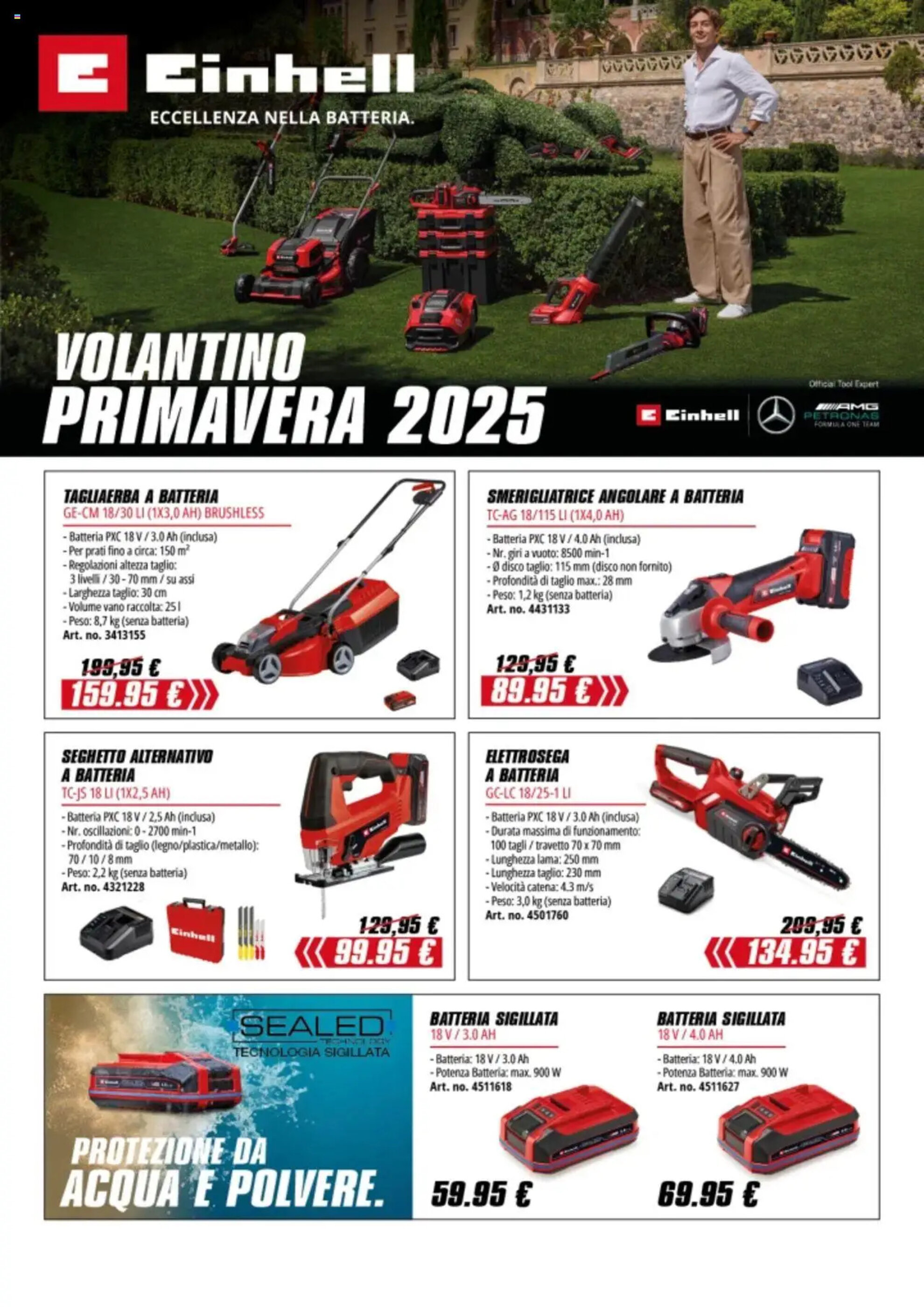 Volantino Einhell - 01-02-2025 ( dal 01-02-2025 fino al 31-05-2025)