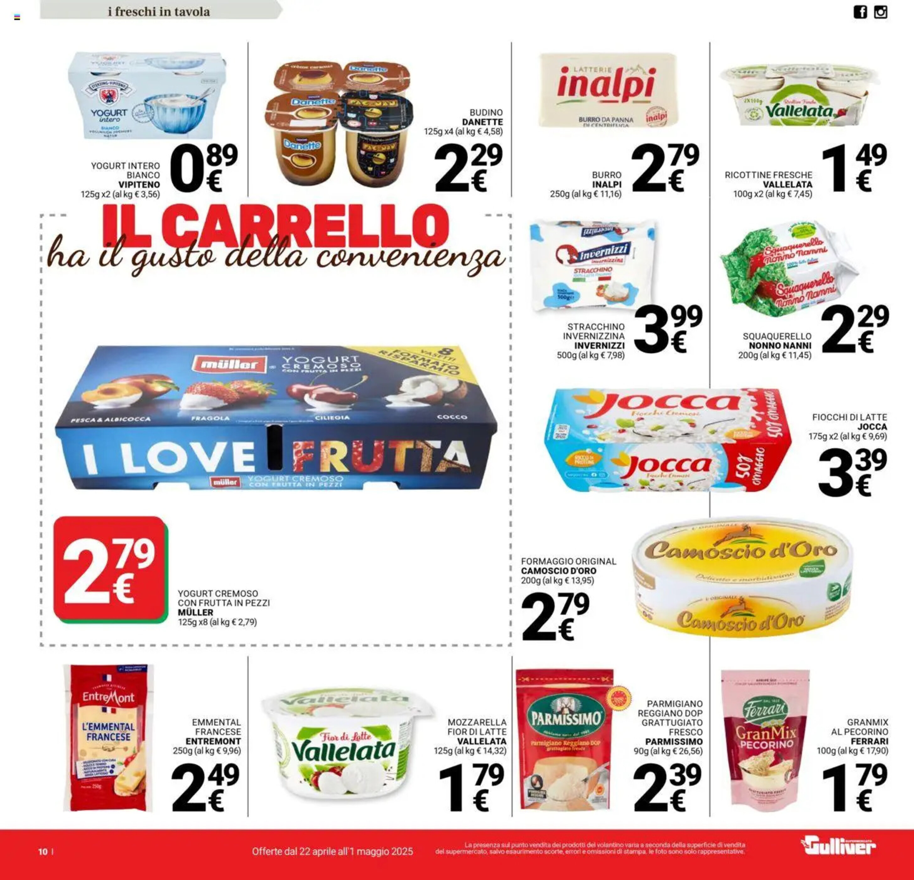 Volantino Supermercati Gulliver - 22-04-2025 (è valido dal 22-04-2025 fino al 01-05-2025)