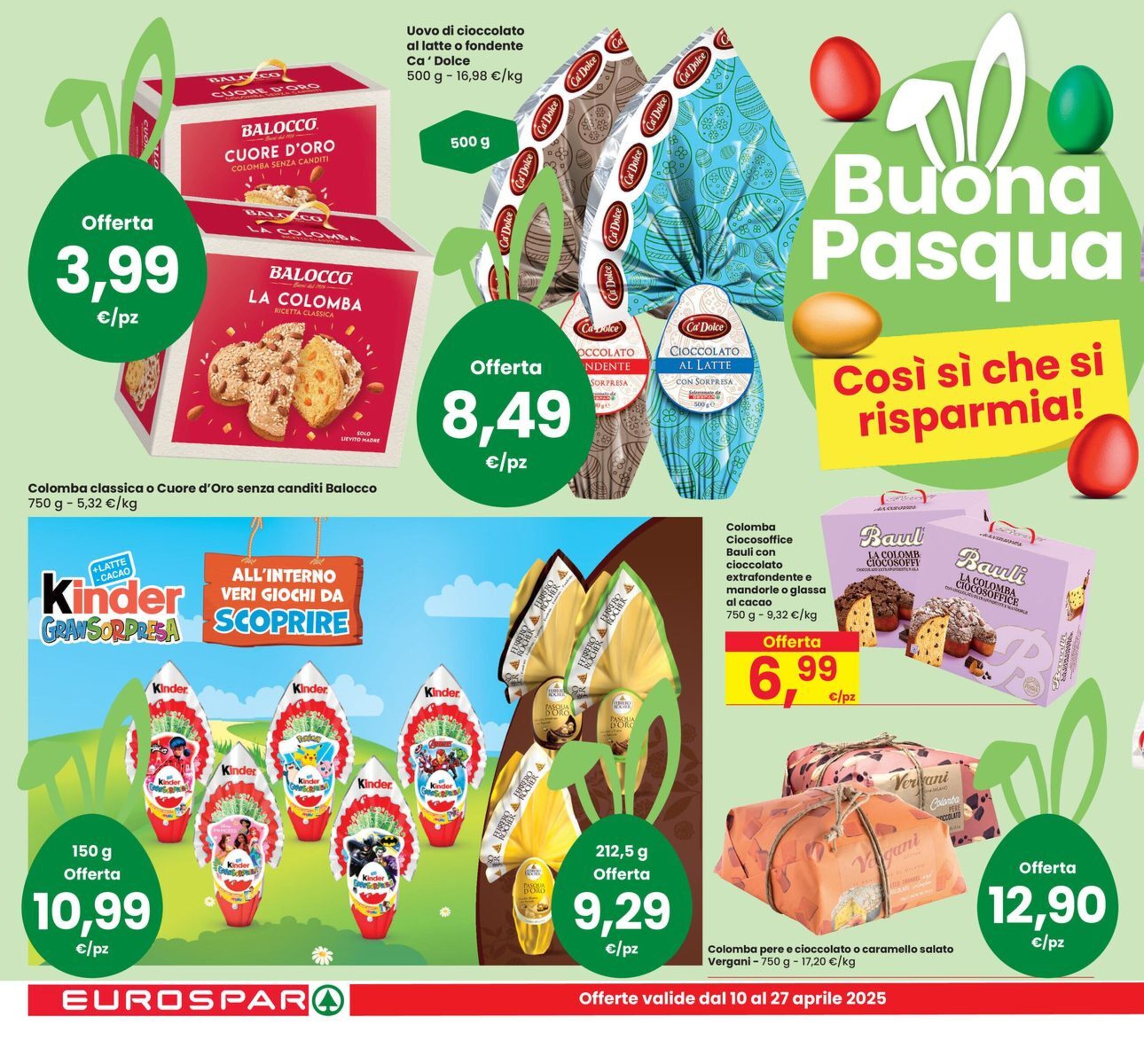 Volantino Eurospar - 10-04-2025