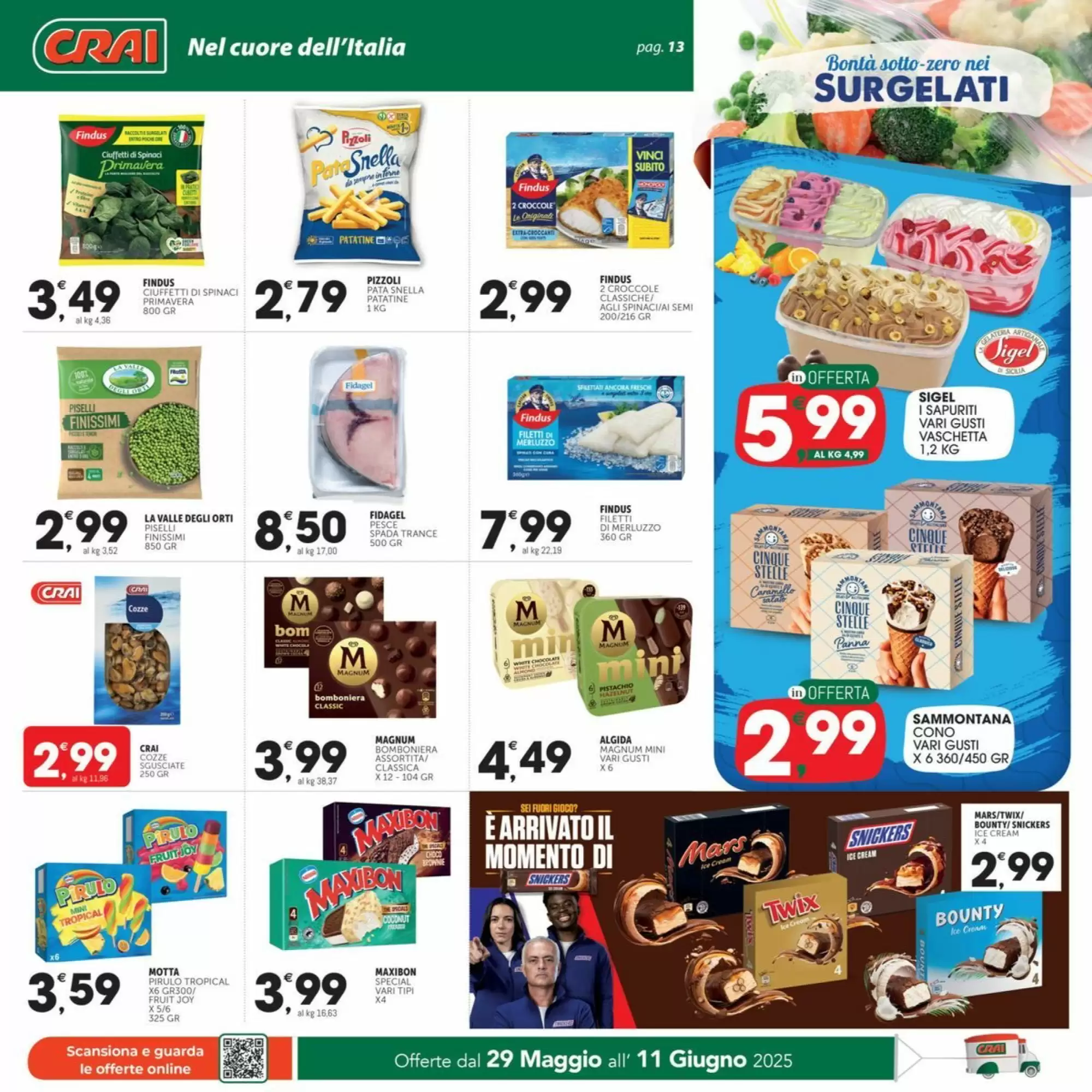 Volantino Crai - 29-05-2025 ( dal 29-05-2025 fino al 11-06-2025)