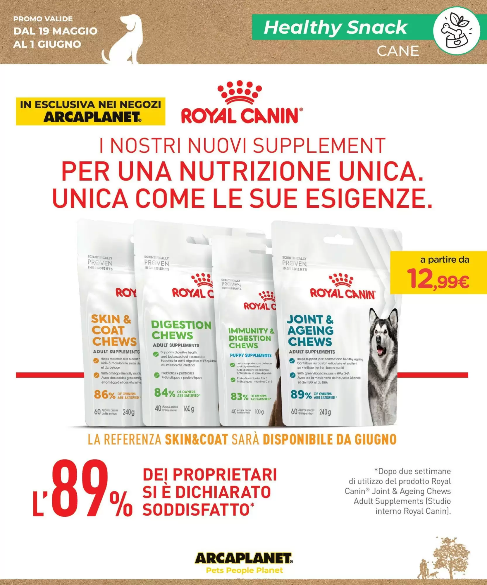 Volantino Arcaplanet - 19-05-2025 ( dal 19-05-2025 fino al 01-06-2025)