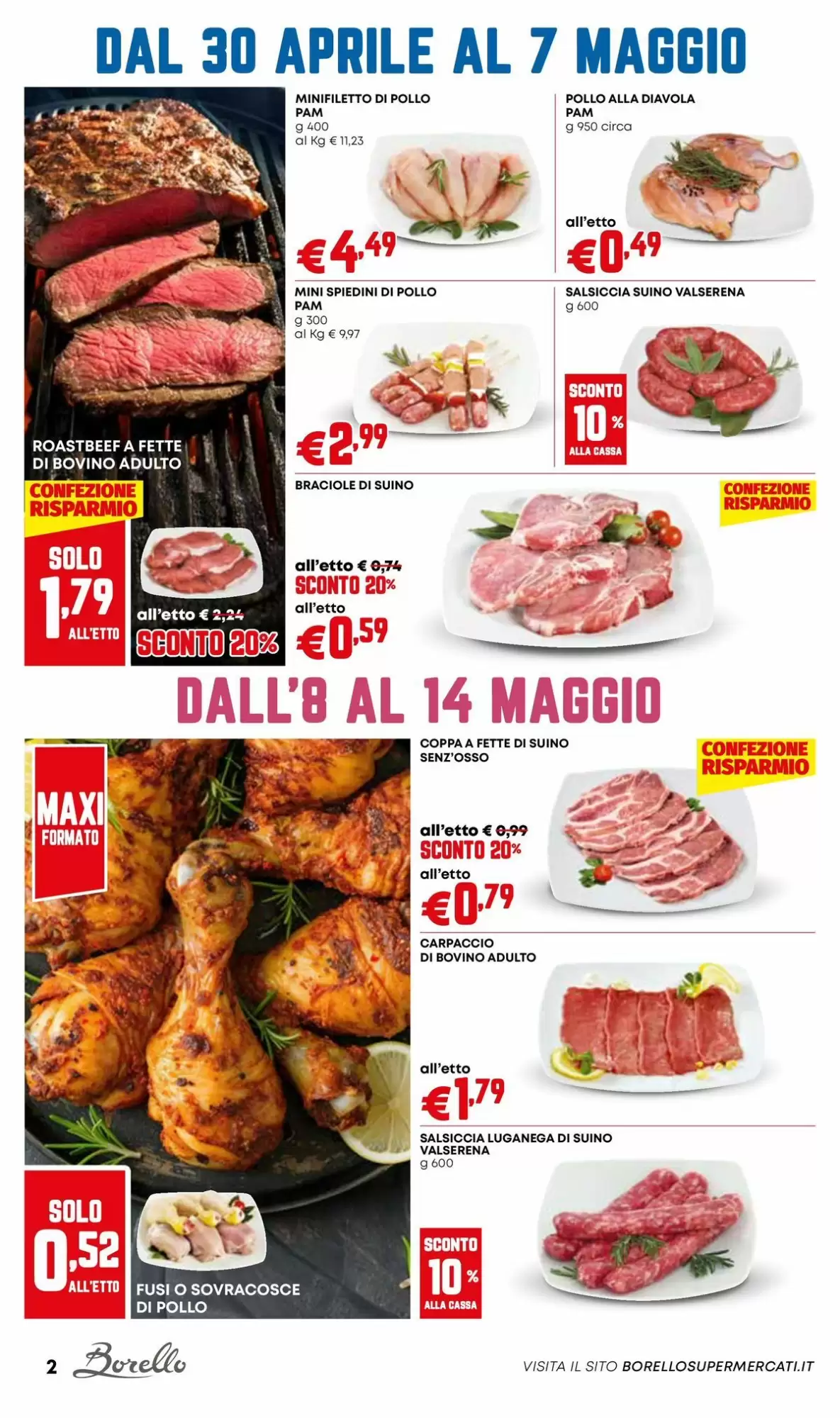 Volantino Borello Supermercati - 30-04-2025