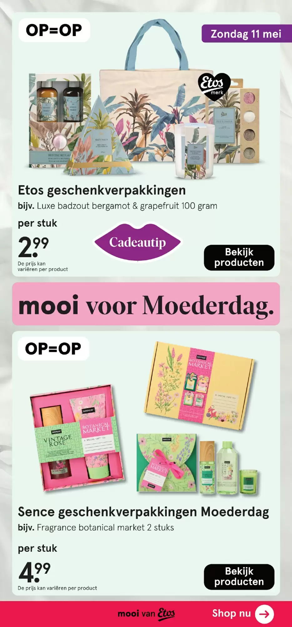 Etos folder week 18 - 28-04-2025 ( is geldig van 28-04-2025 tot en met 04-05-2025)