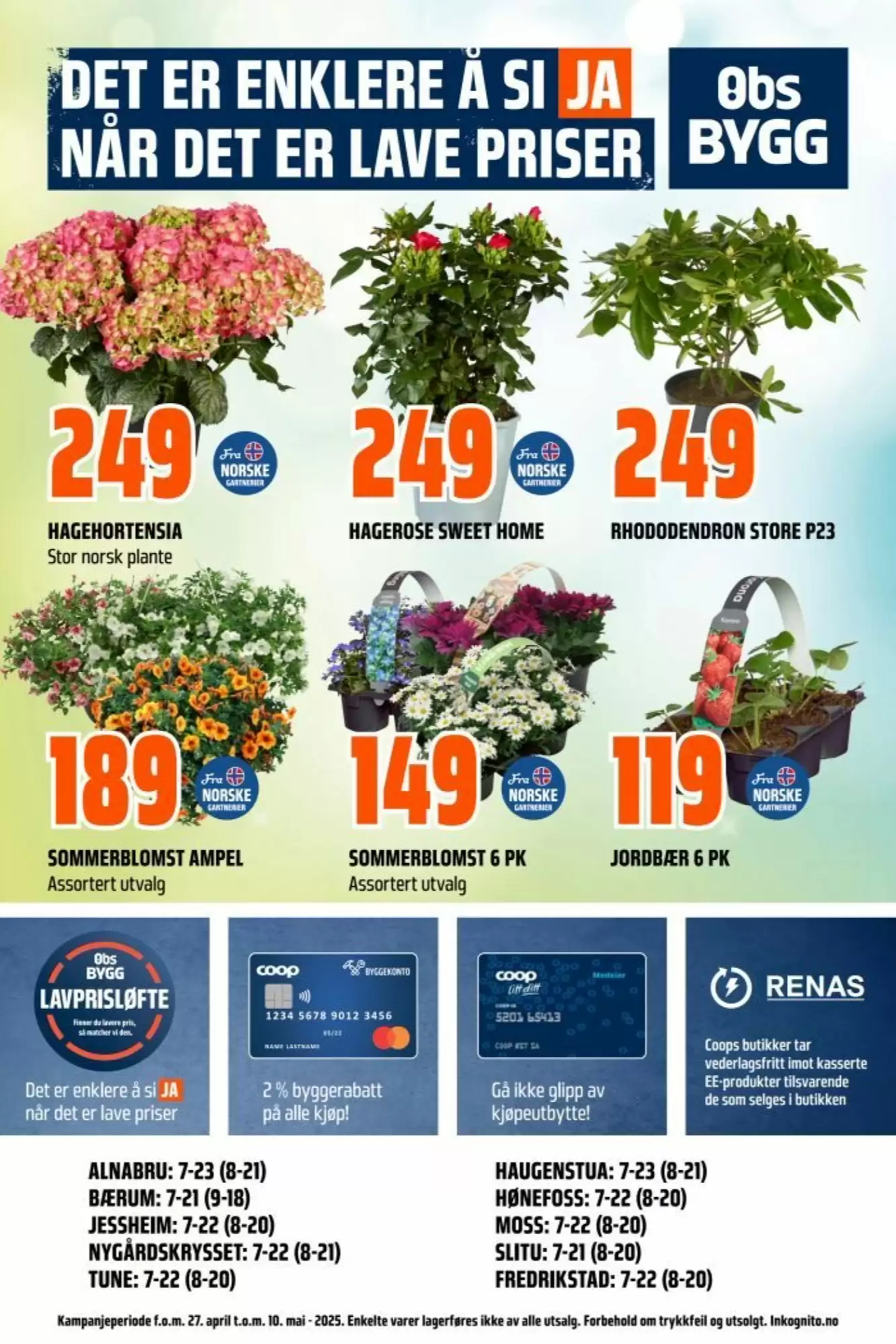 Obs Bygg Kundeavis - 27-04-2025 (en er gyldig fra 27-04-2025 til 10-05-2025)