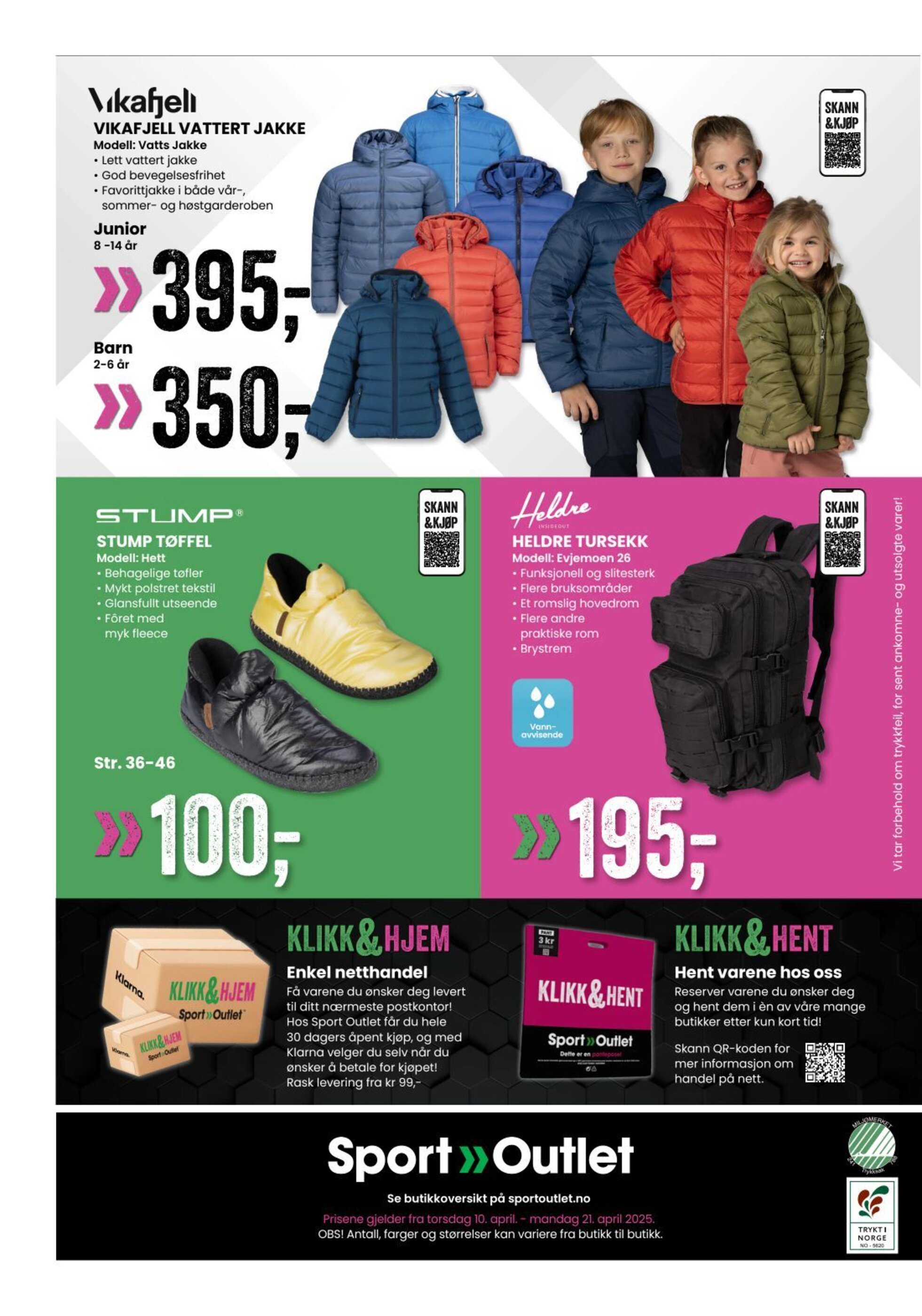 Sport Outlet Kundeavis - 10-04-2025