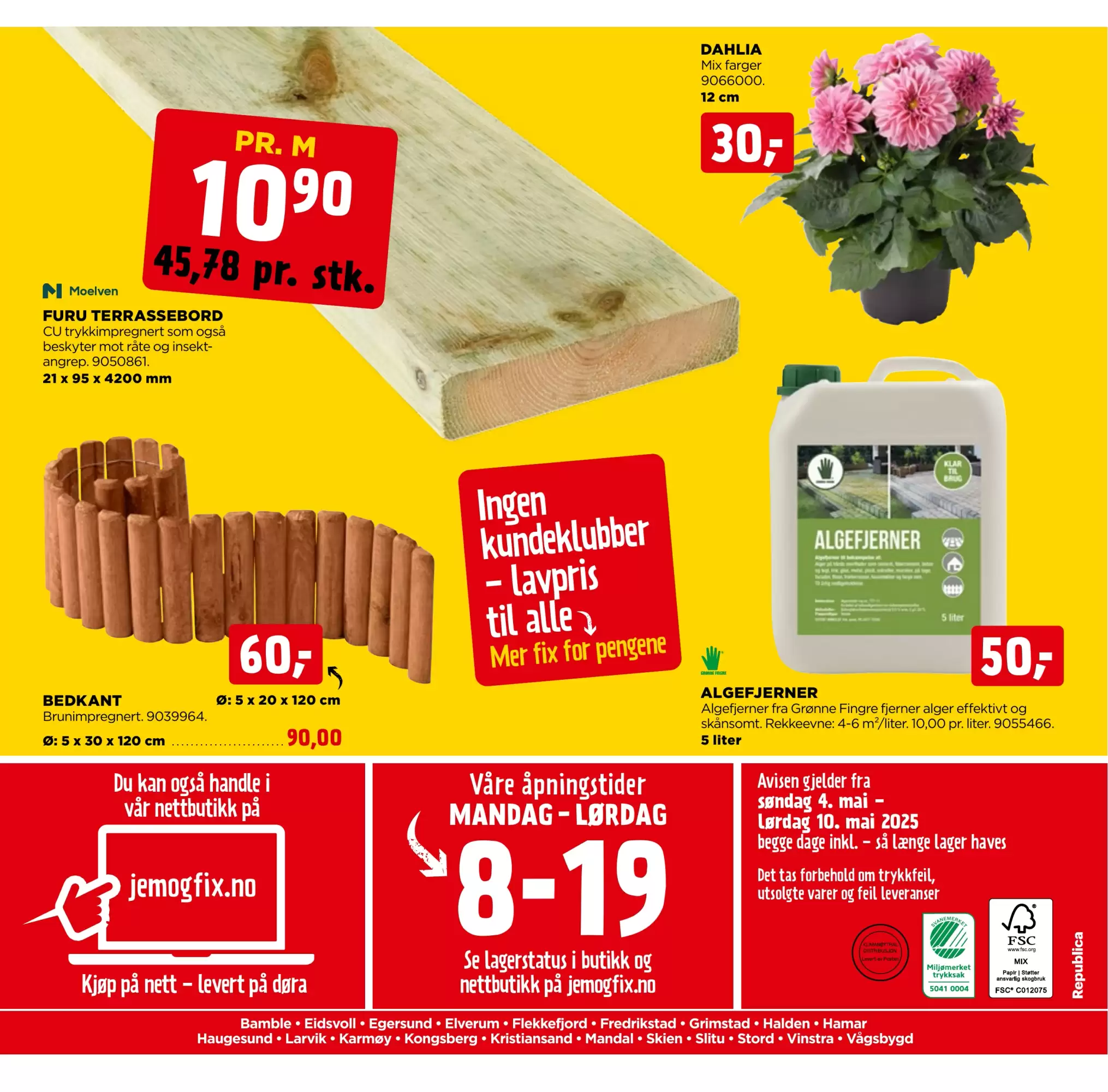 jem & fix Kundeavis uke 19 - 04-05-2025