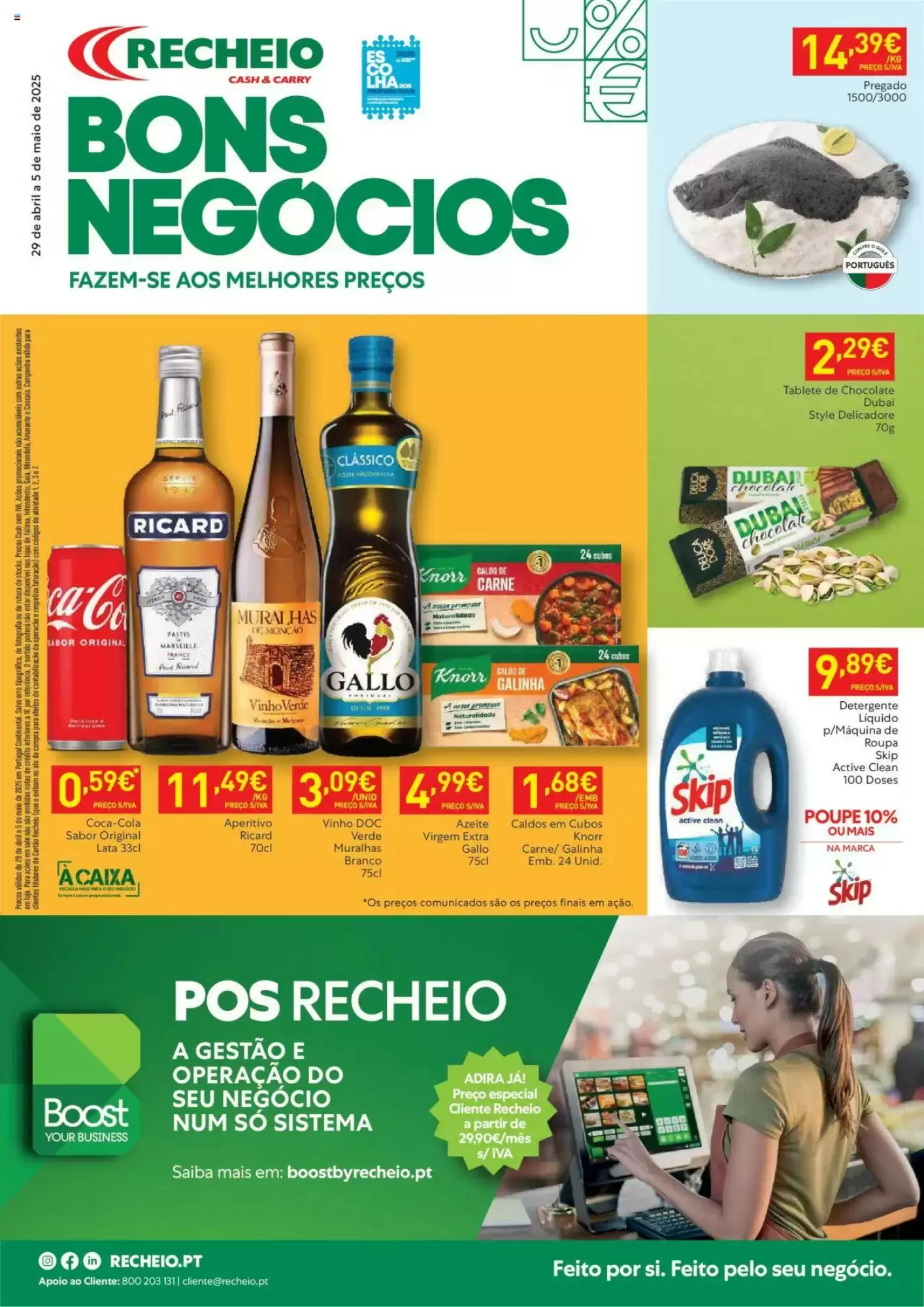 Folheto Recheio semana 18 - 29-04-2025 (promocional é valido de 29-04-2025 até 05-05-2025)