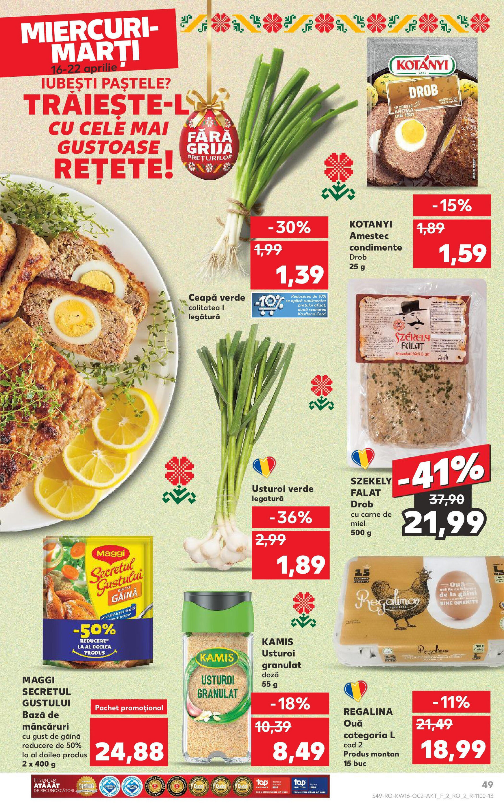 Catalog Kaufland săptămâna 16 - 16-04-2025