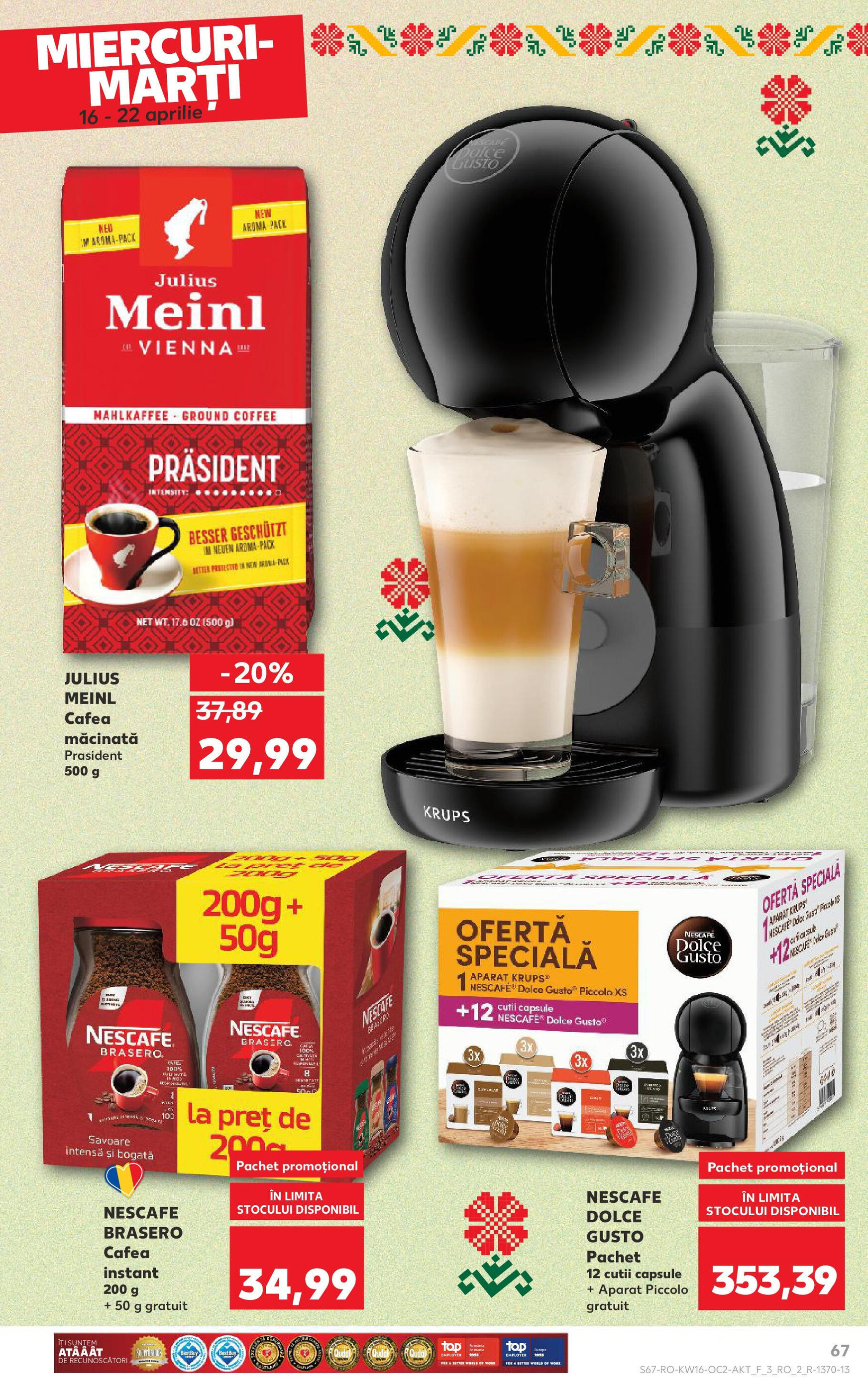 Catalog Kaufland săptămâna 16 - 16-04-2025