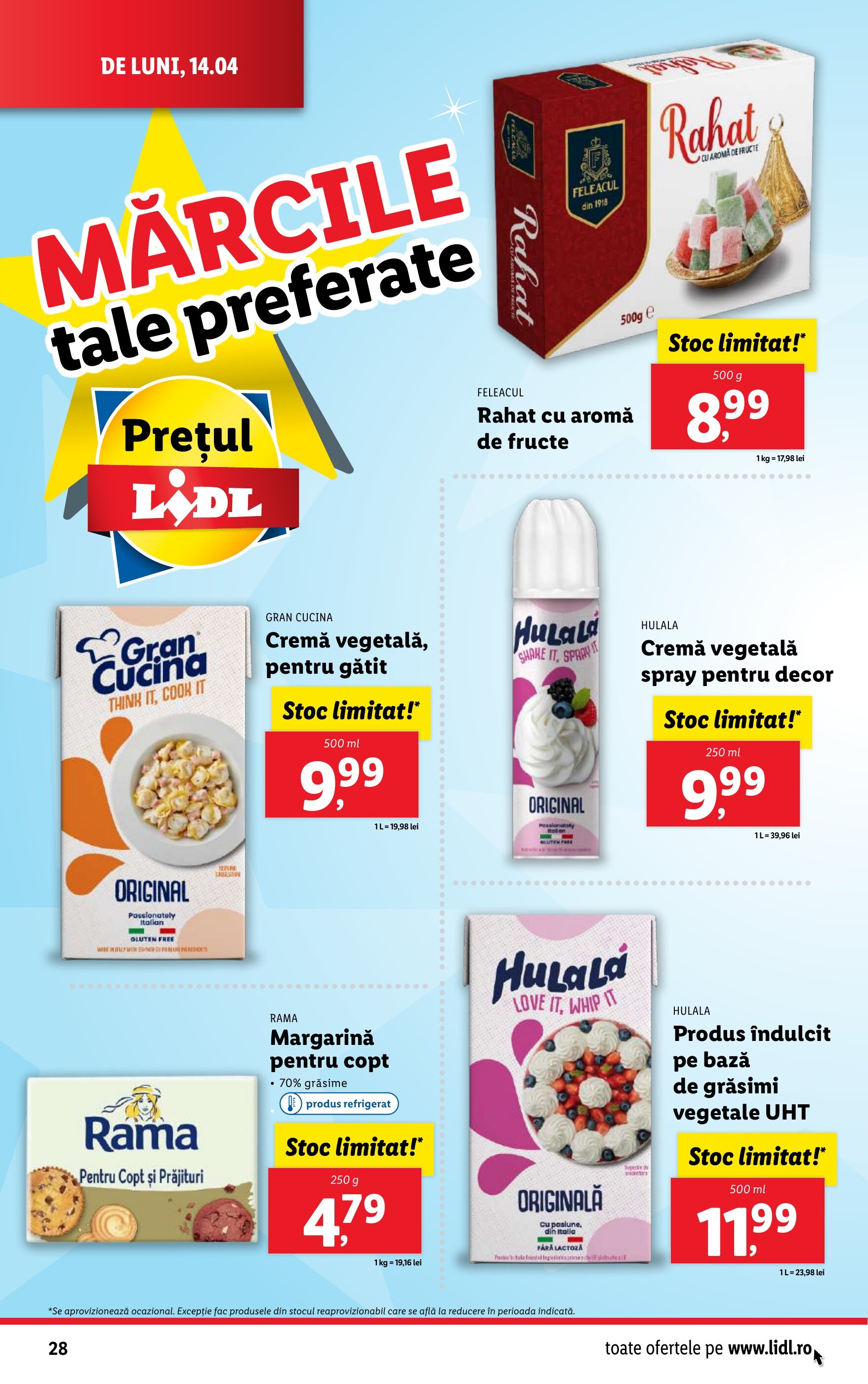 Catalog Lidl săptămâna 16 - 14-04-2025