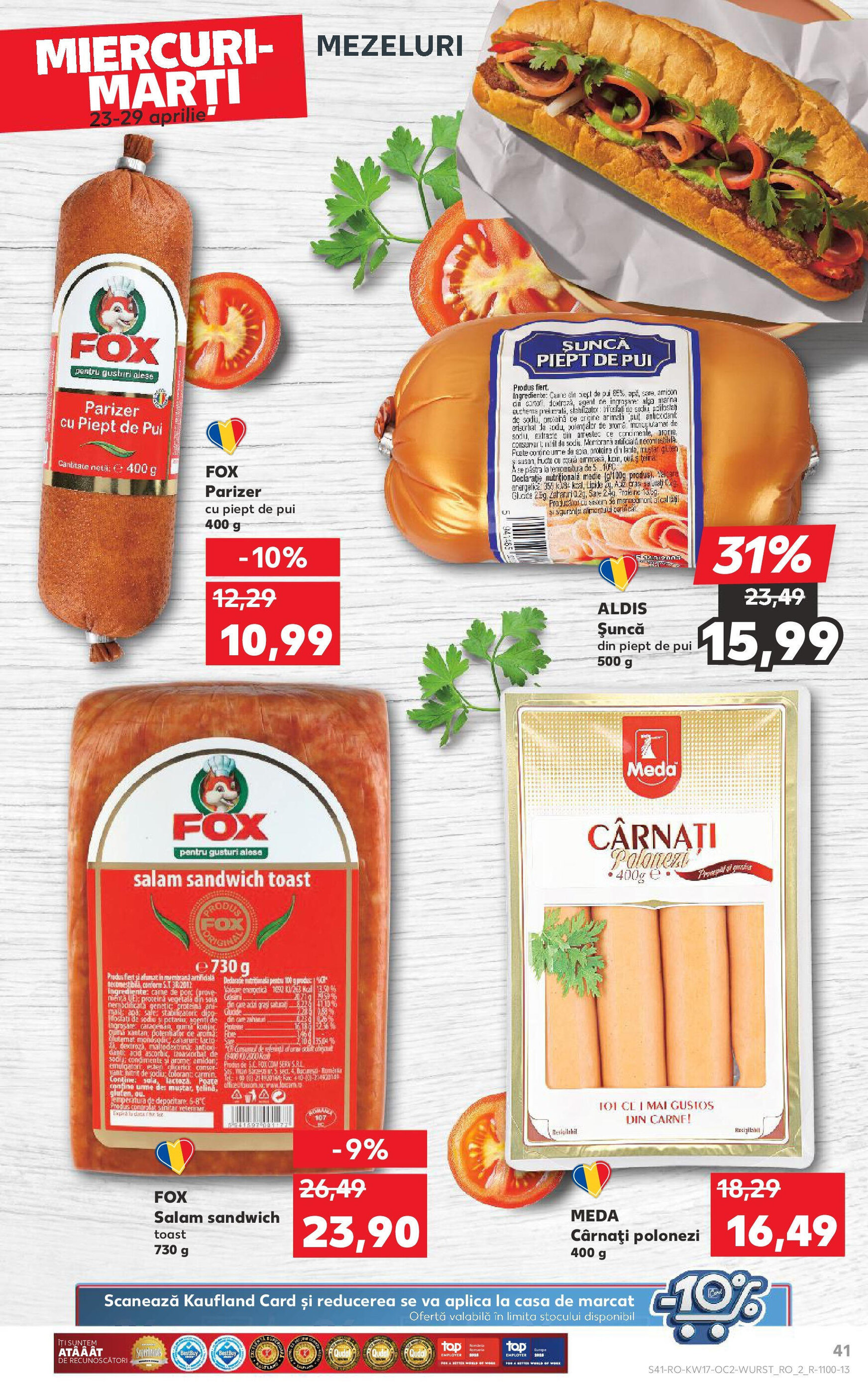 Catalog Kaufland săptămâna 17 - 23-04-2025