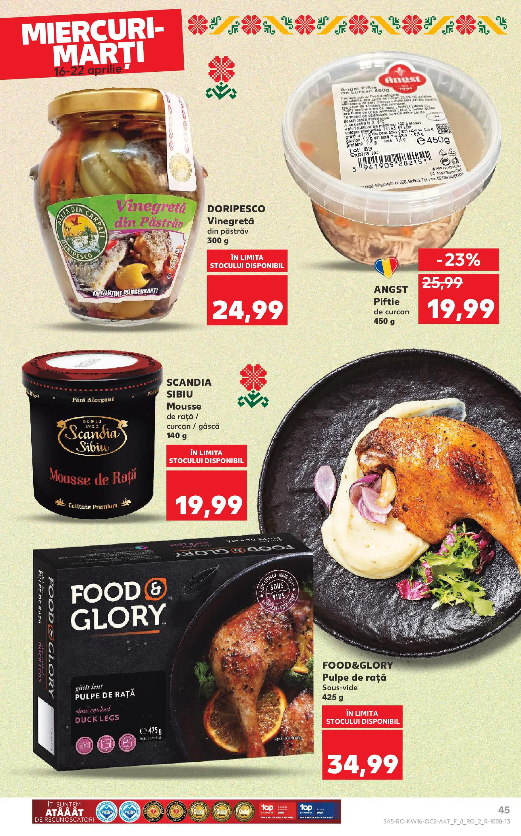 Catalog Kaufland săptămâna 16 - 16-04-2025