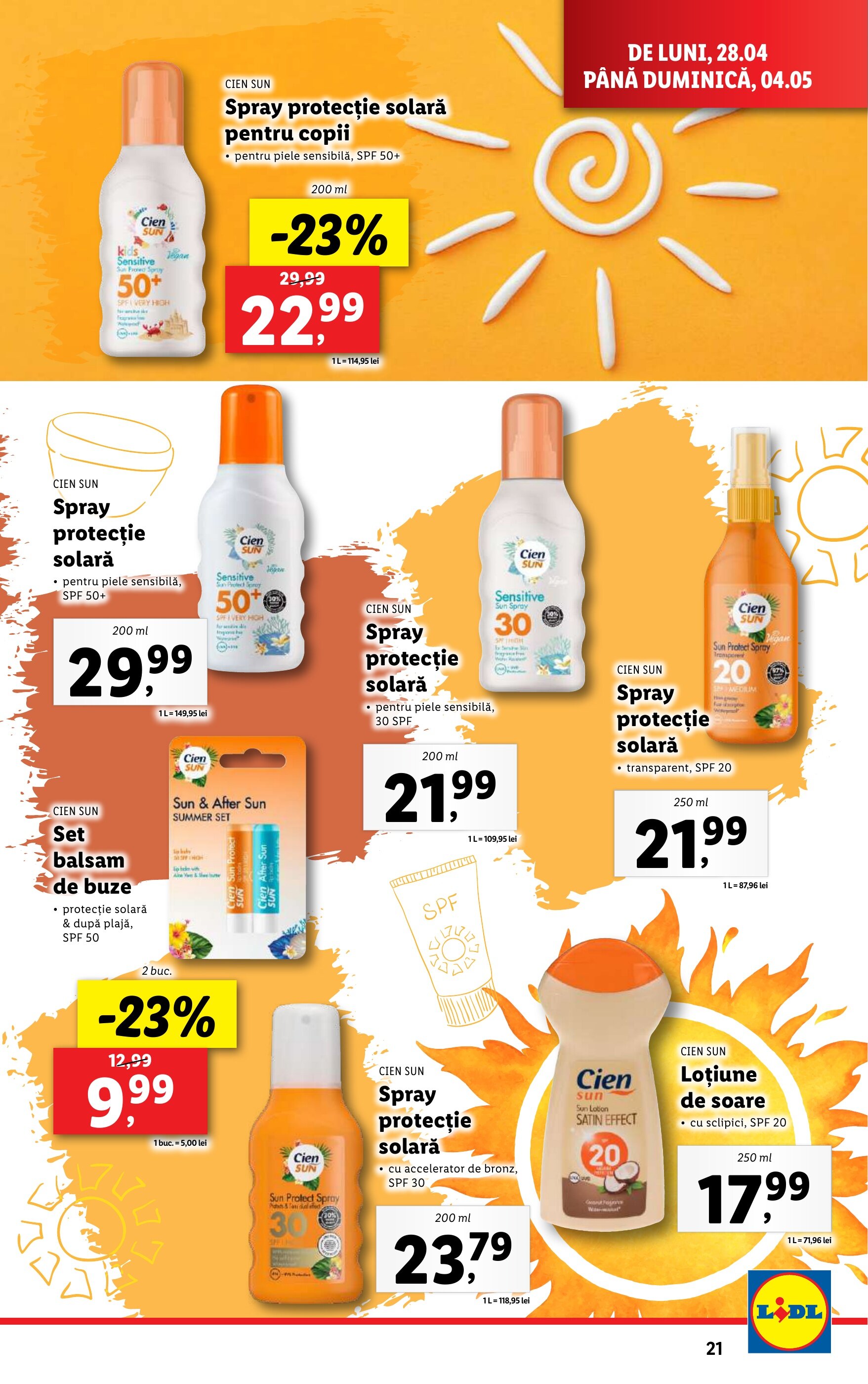 Catalog Lidl săptămâna 18 - 28-04-2025