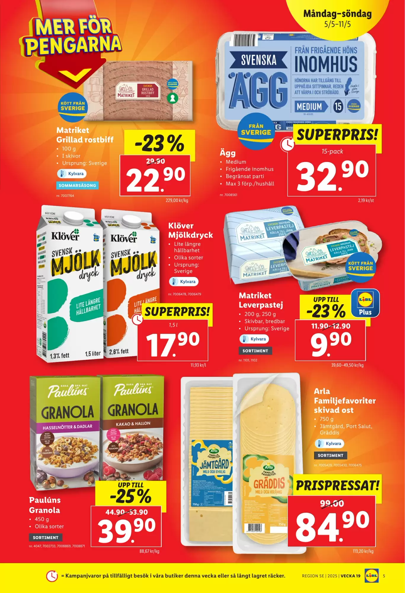 Lidl reklamblad vecka 19 - 05-05-2025 (05-05-2025 11-05-2025)