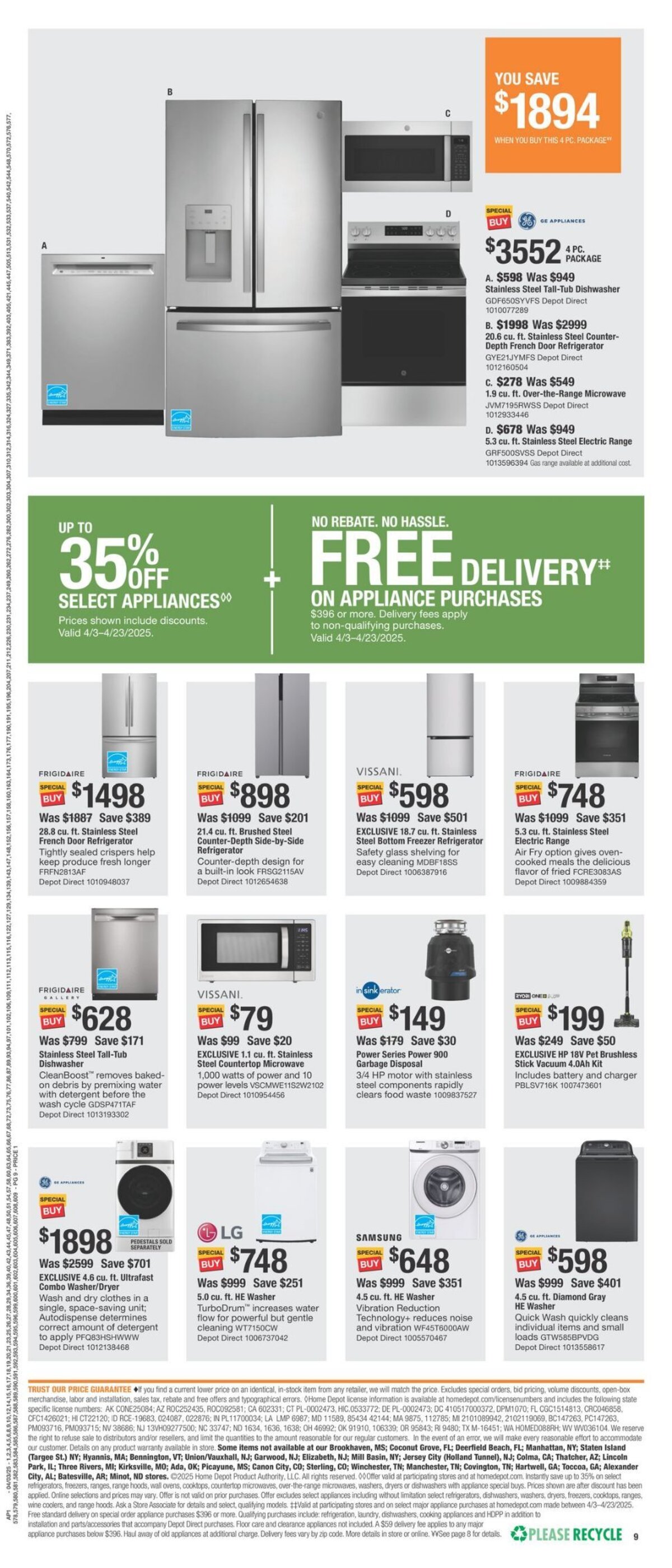 The Home Depot Weekly Ad week 14 - 31-03-2025
