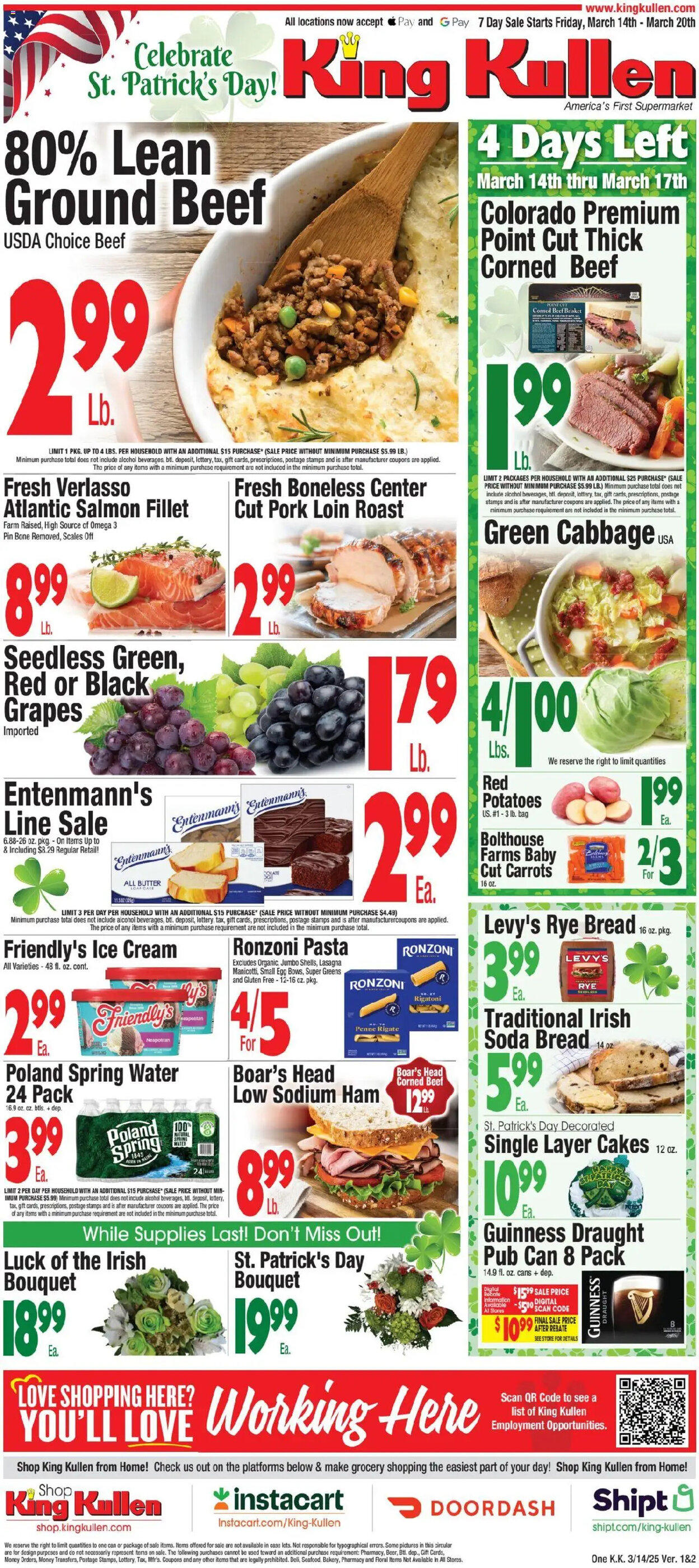 King Kullen Weekly Ad week 11 - 14-03-2025