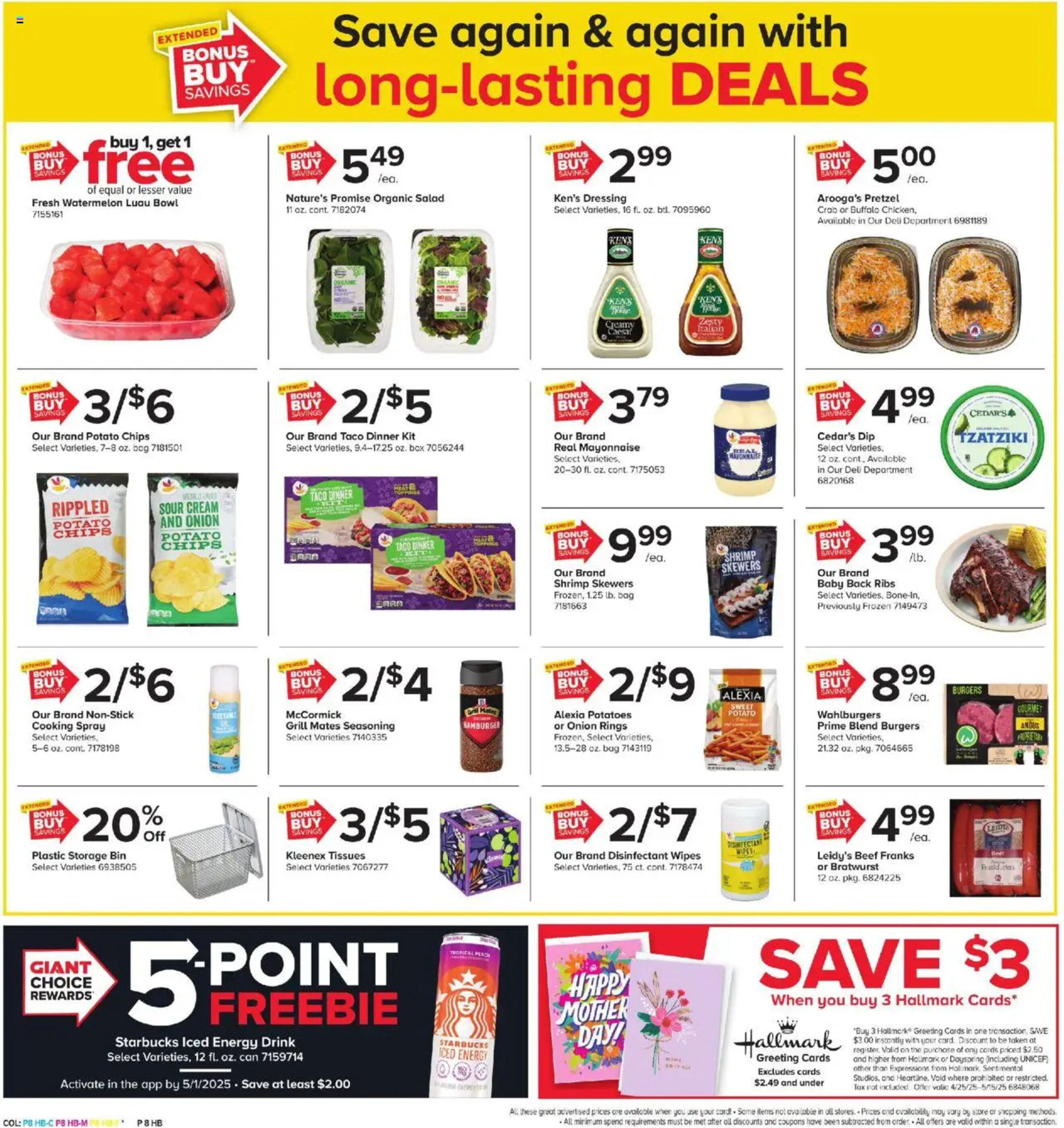 GIANT Weekly Ad week 17 - 25-04-2025