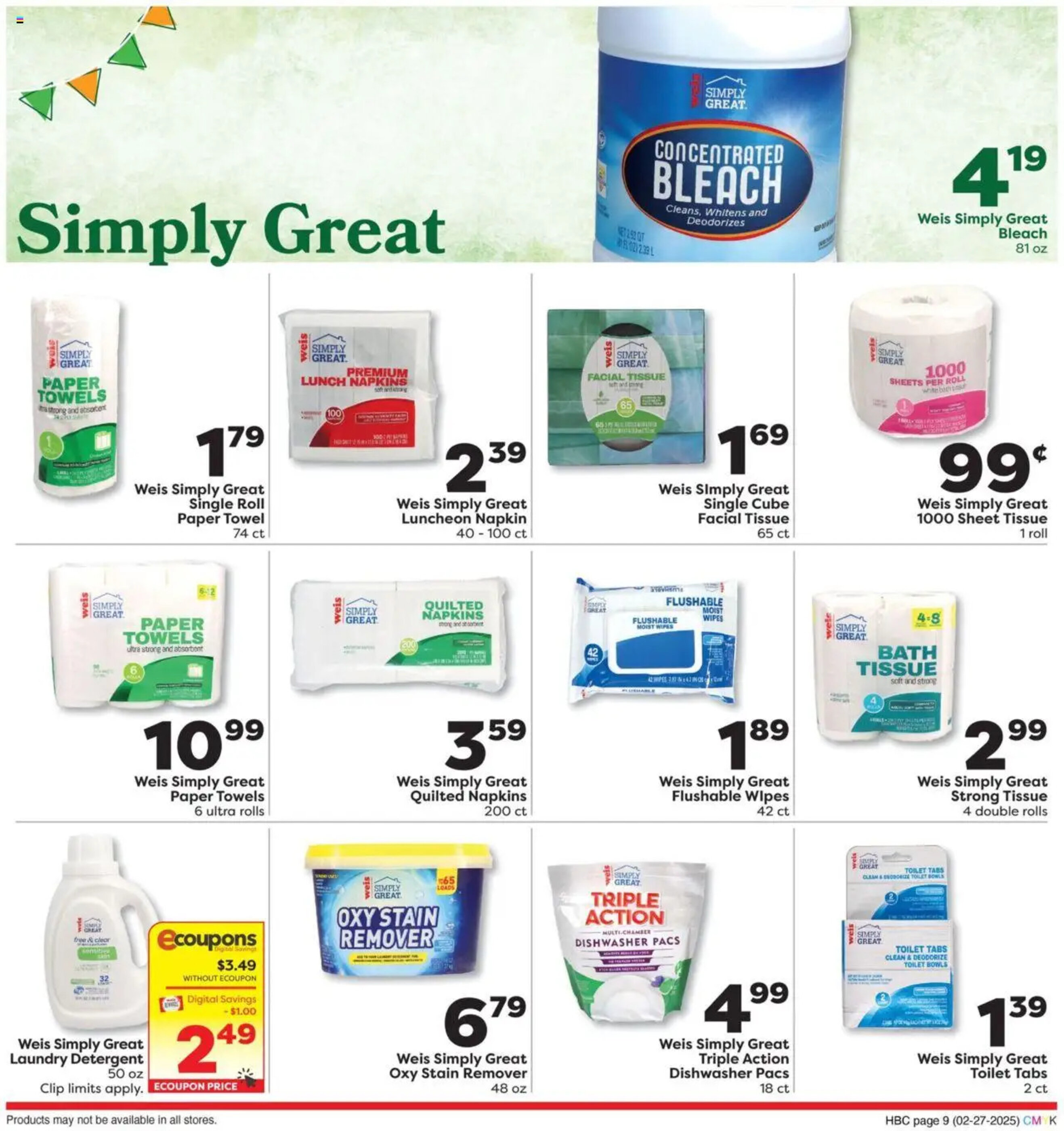 Weis Markets Weekly Ad - 27-02-2025