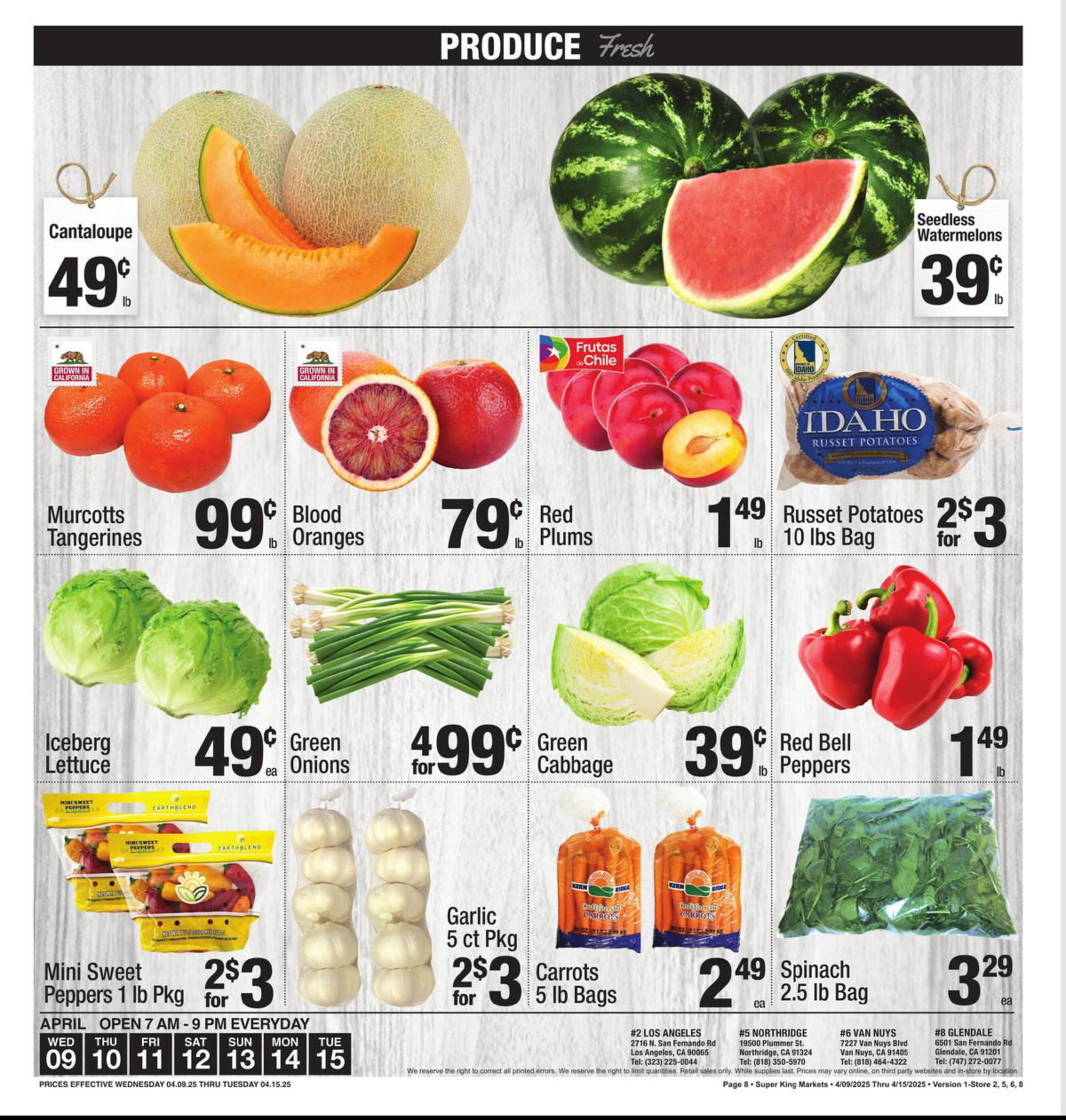 Super King Markets Weekly Ad week 15 - 09-04-2025