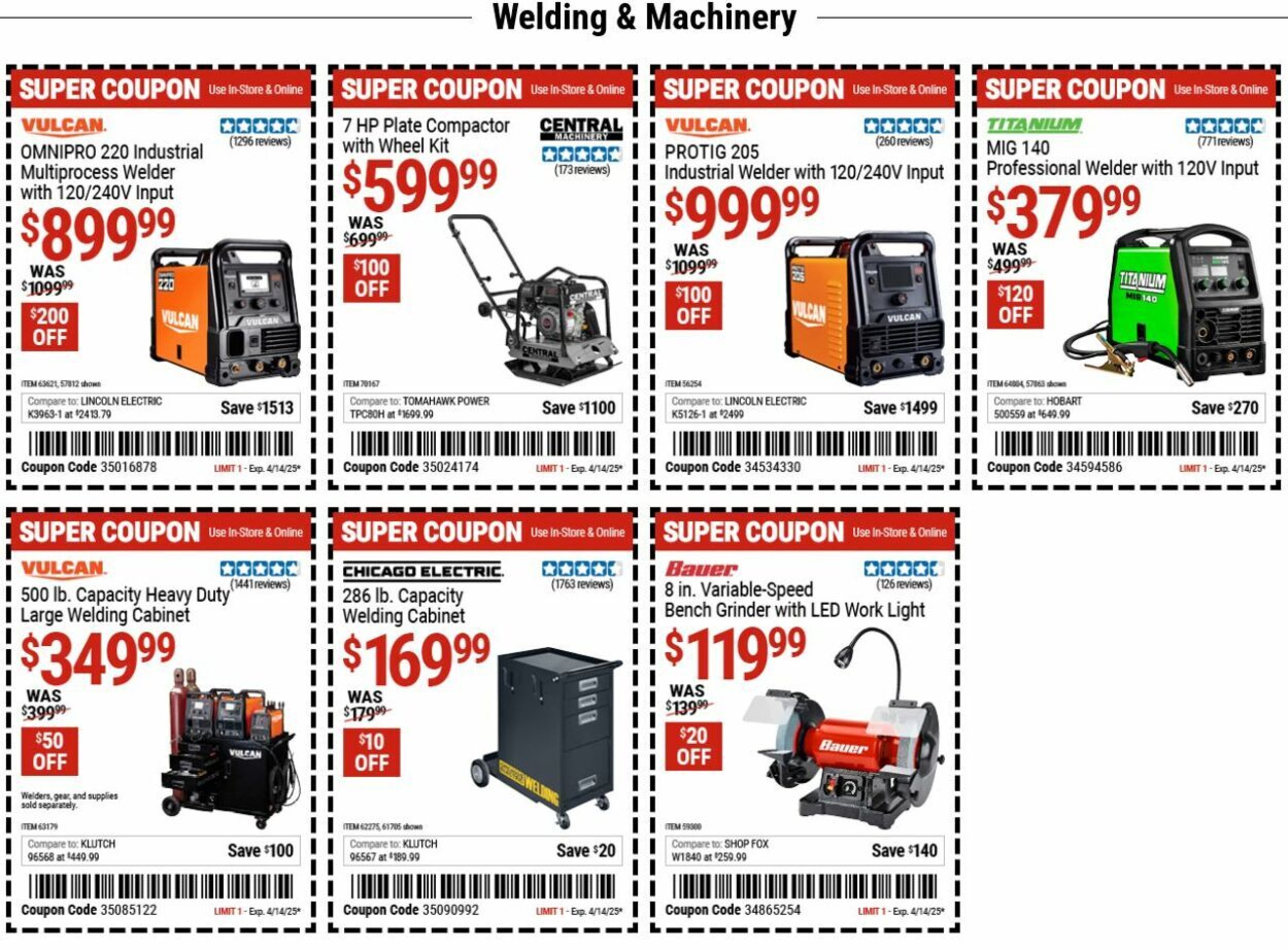 Harbor Freight Tools Weekly Ad - 07-04-2025