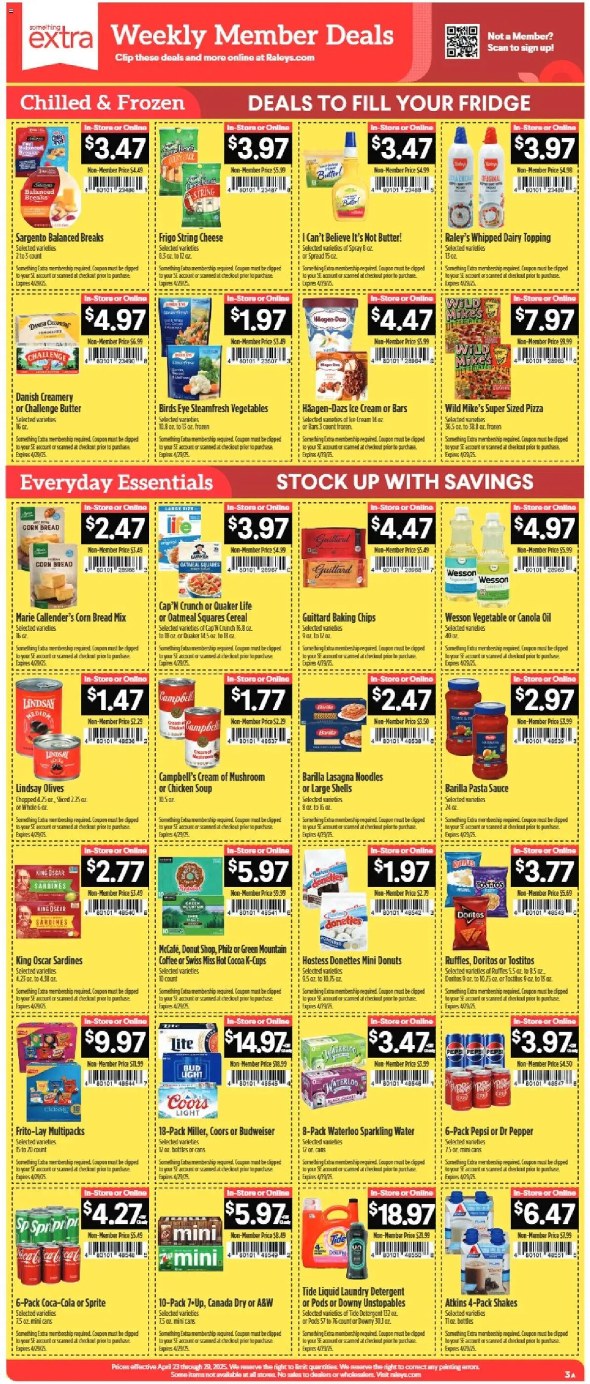 Raley's Weekly Ad week 17 - 23-04-2025