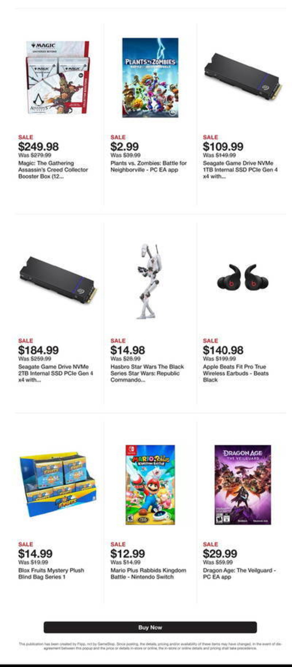 Game Stop Weekly Ad week 13 - 24-03-2025