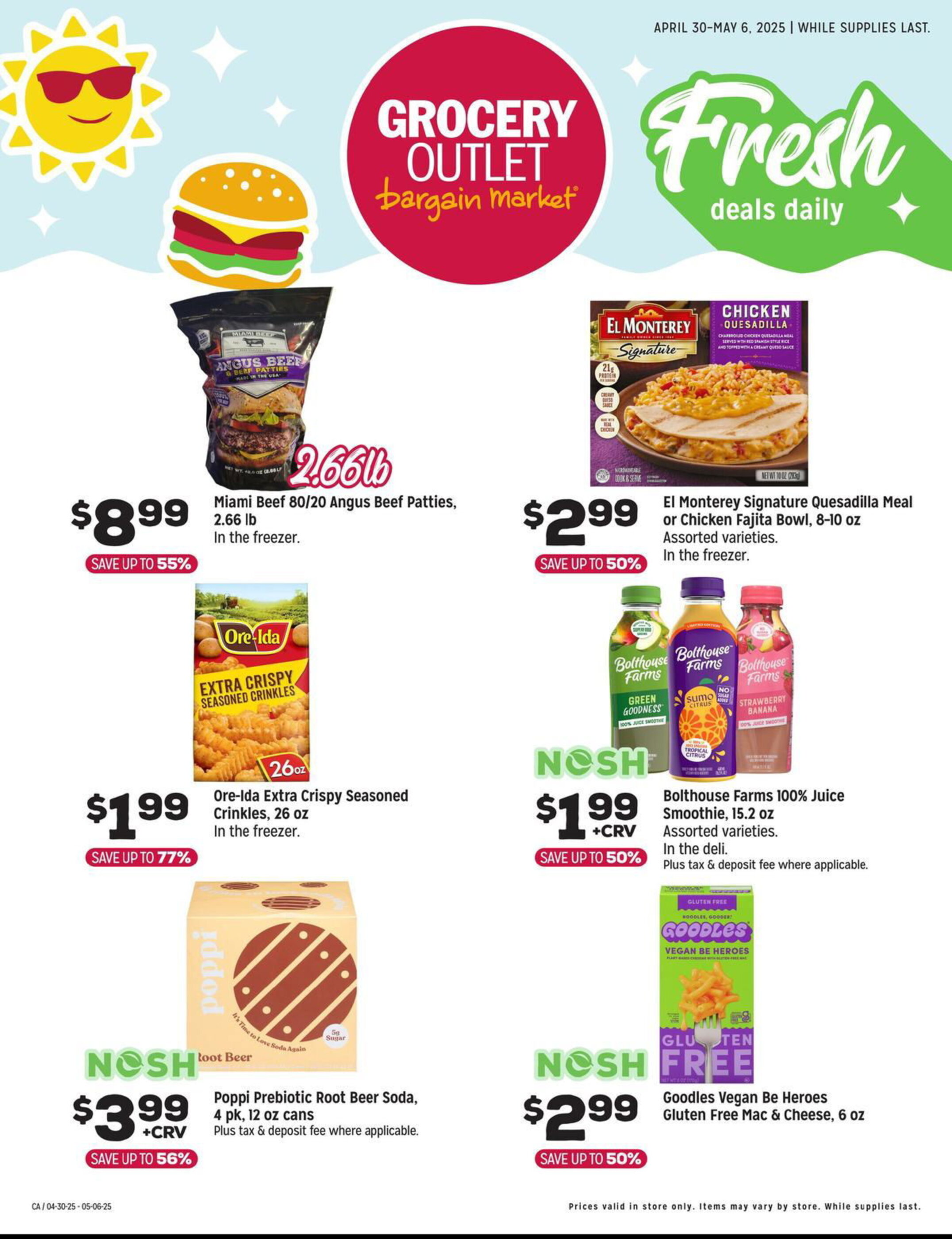 Grocery Outlet Weekly Ad week 18 - 30-04-2025 ( is valid from 30-04-2025 until 06-05-2025) | 1
