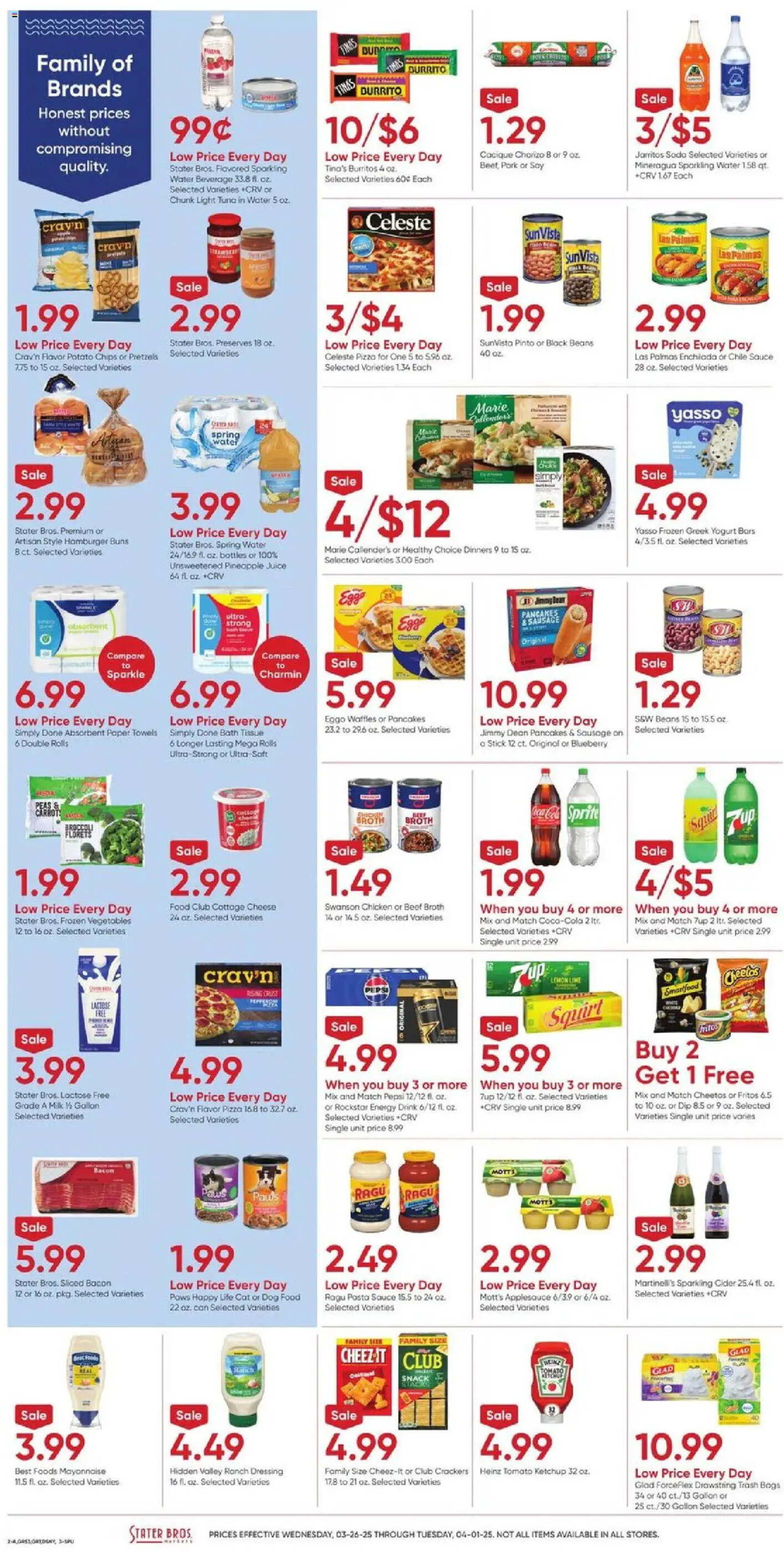 Stater Bros Weekly Ad week 13 - 26-03-2025