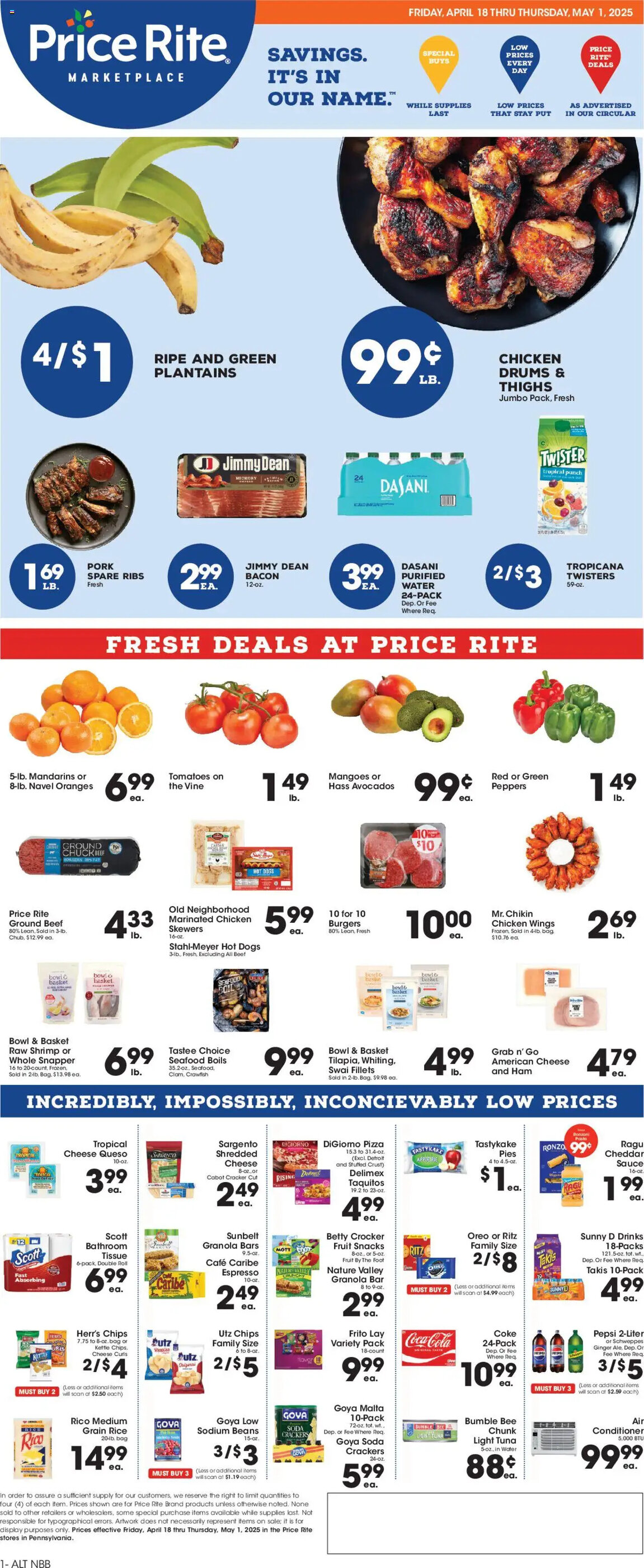 Price Rite Weekly Ad - 18-04-2025 ( is valid from 18-04-2025 until 01-05-2025) | 1