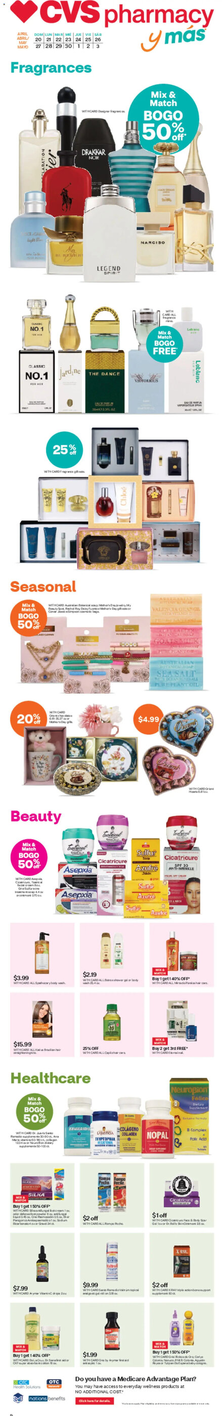 CVS Weekly Ad - 20-04-2025 ( is valid from 20-04-2025 until 03-05-2025) | 1