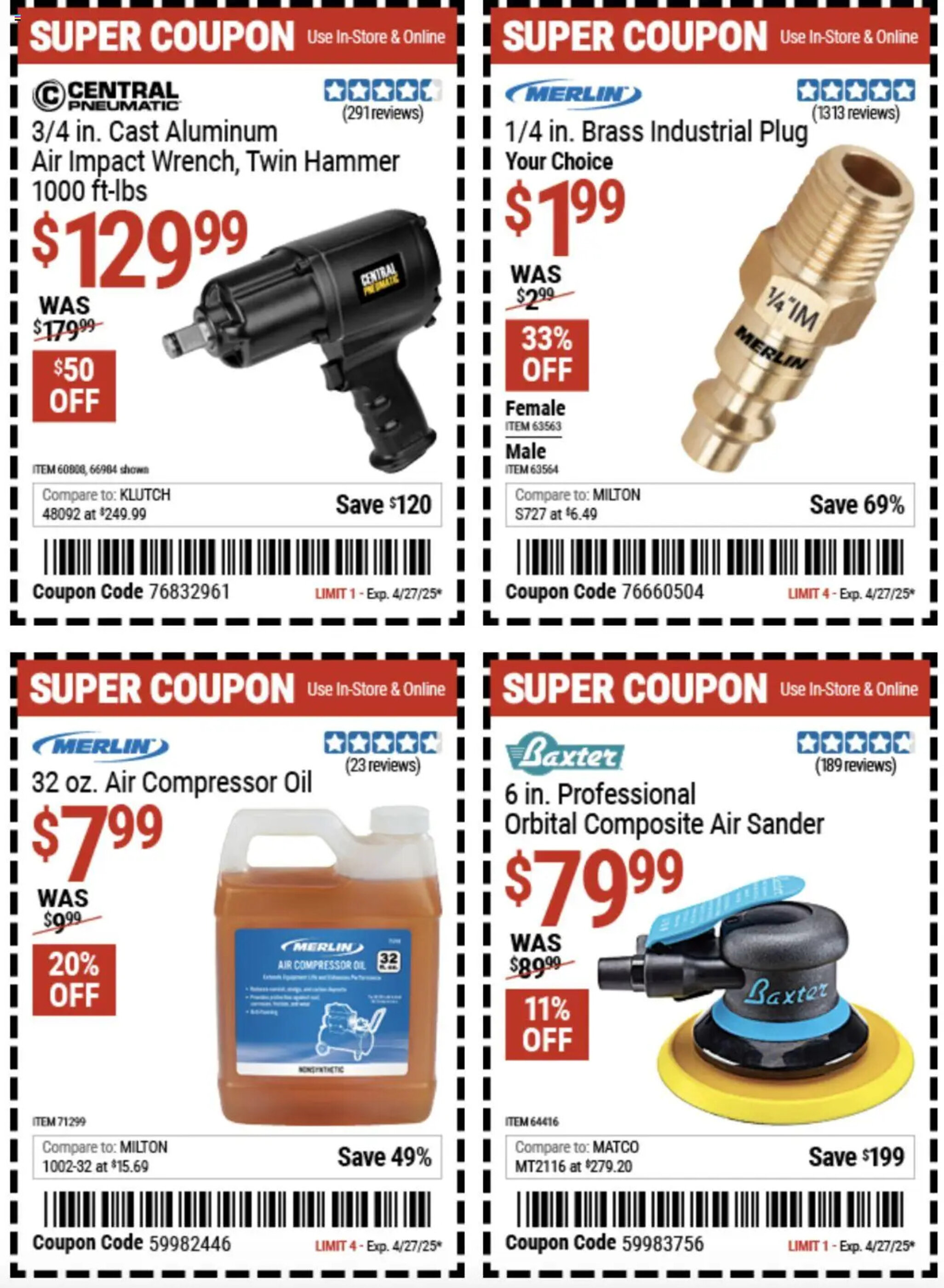 Harbor Freight Tools Weekly Ad - 15-04-2025