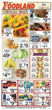 Foodland Weekly Ad week 18 - 29-04-2025