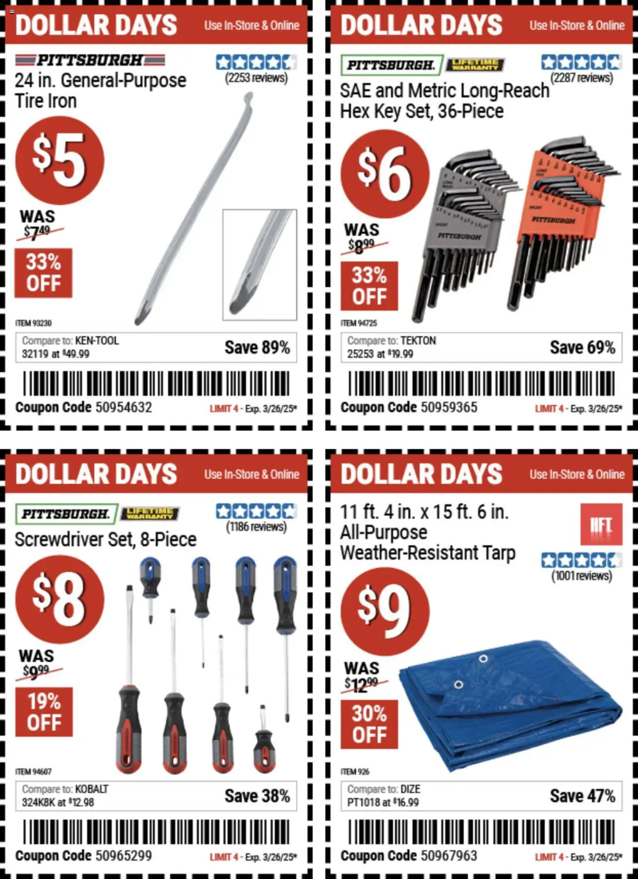 Harbor Freight Tools Weekly Ad - 13-03-2025