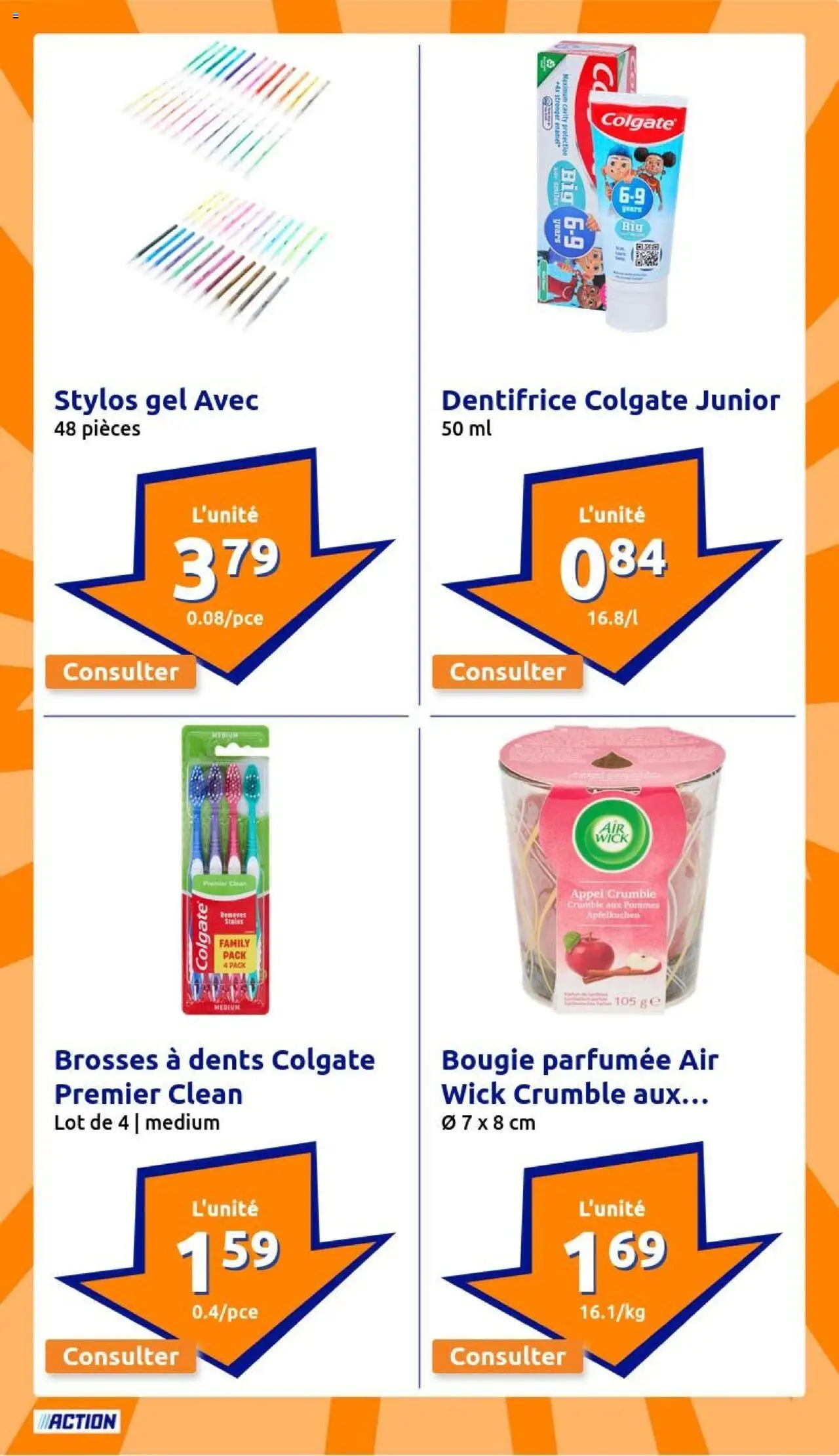 Action folder van Folder de la semaine 4
