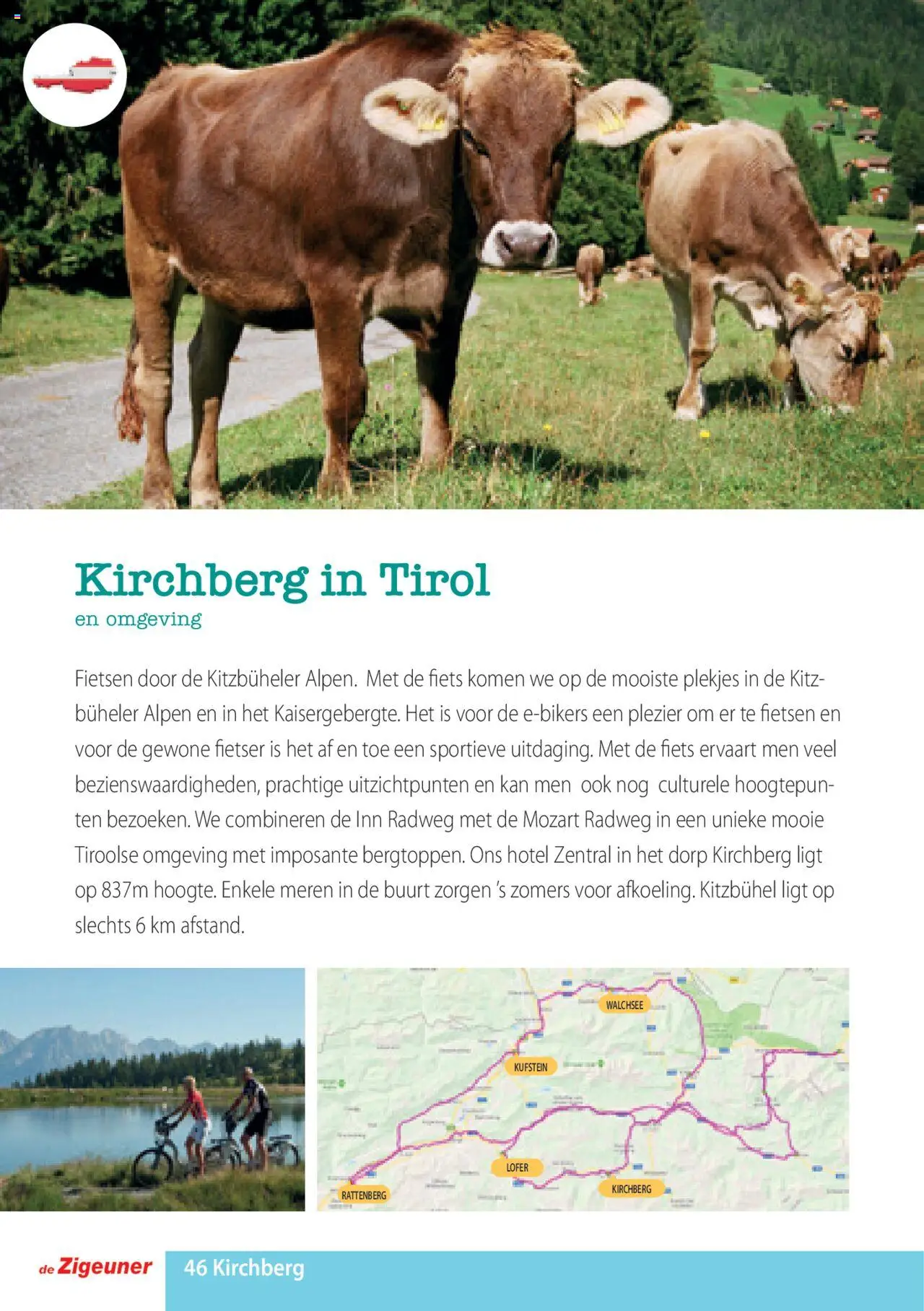 De Zigeuner folder van Fietsbrochure