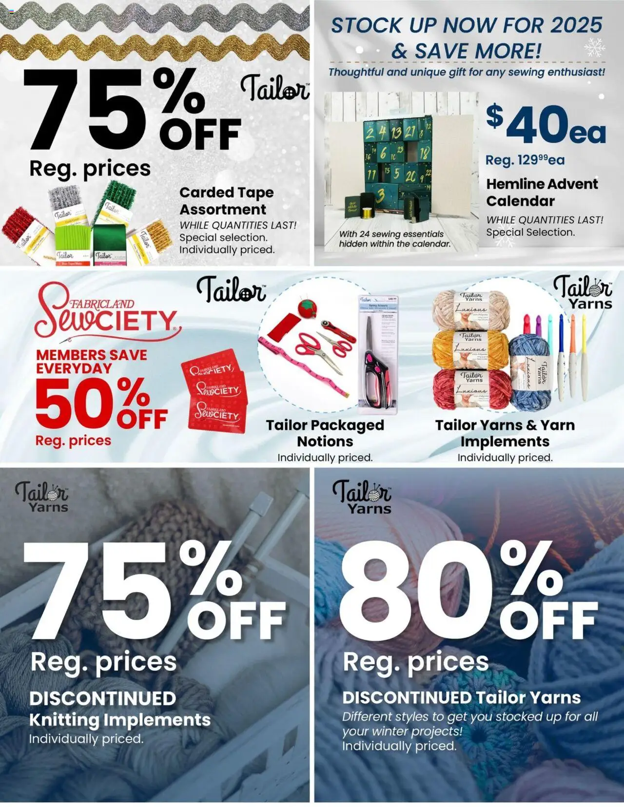 Fabricland flyer from Flyer / circulaire