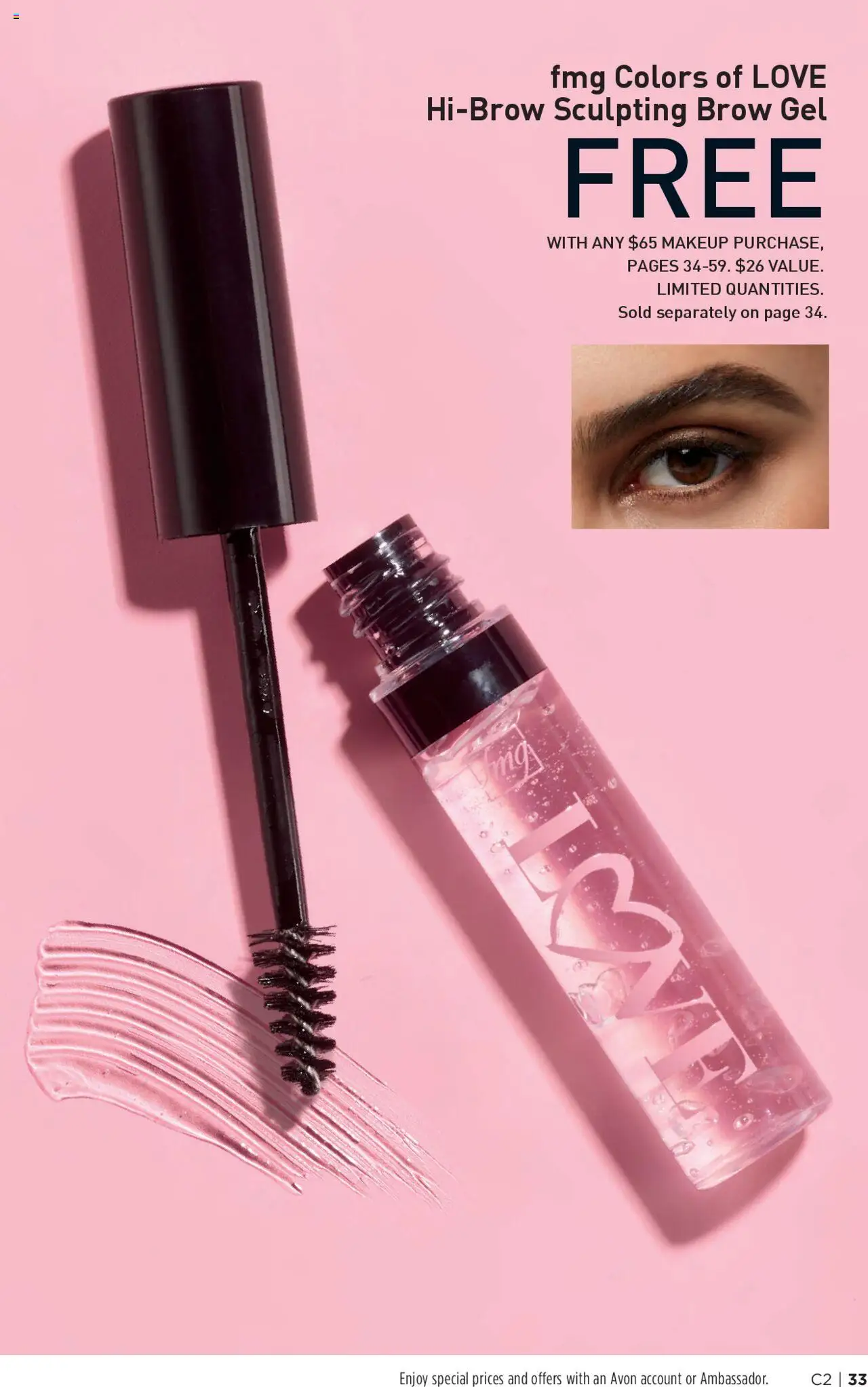 Avon flyer from Brochure Campaign